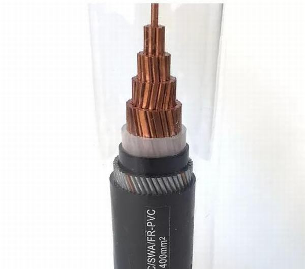 
                                 Single Core de baja tensión del cable eléctrico blindado con alambre de acero con revestimiento negro                            
