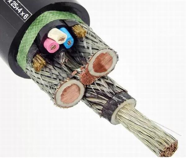Китай 
                                 Металлический экранированного резиновую оболочку кабеля 0.66 / 1.14 КВ CE сертификации Kema                              производитель и поставщик