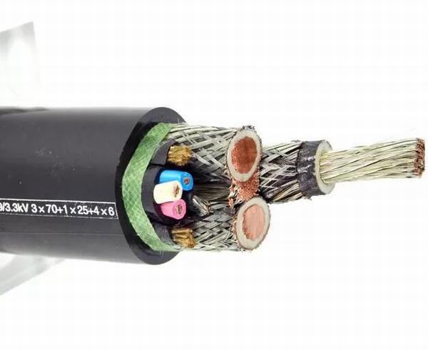 China 
                                 Blindaje de cobre móvil Cable recubierto de goma de protección del medio ambiente                              fabricante y proveedor