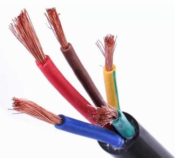 China 
                        PVC Sheathed Electrical Cable Wire with Flexible Copper Conductor 4 Core Flex Cable
                      manufacture and supplier