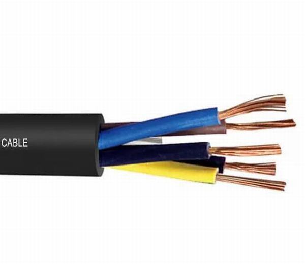 China 
                                 Professional 300 / 500 V recubierto de goma Cable Flexible Ce certificación KEMA                              fabricante y proveedor