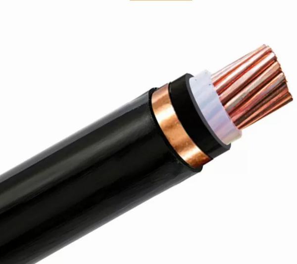 Single Phase XLPE Insulation Cable Copper Tape Shield Electric Cable