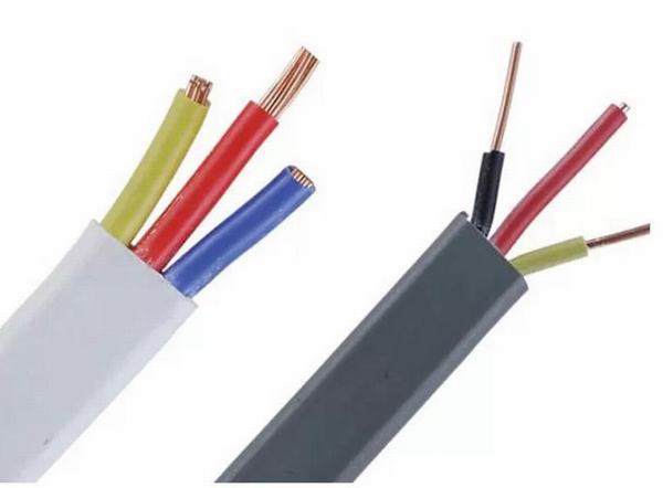 Chine 
                                 Lits jumeaux et mise à la masse du fil électrique plat isolant en PVC avec la norme BS 6004 2 X 2,5 + 1 X 1,5mm2                              fabrication et fournisseur