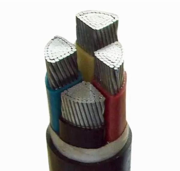 U-1000V 4 Core Aluminum Power Cable OEM Cu / XLPE / PVC for Wiring Electrical