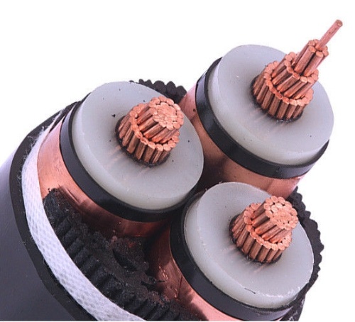XLPE Stranded Conductor N2xsey 26/35kv 3X95mm2 3 Core Screened Kema / CE