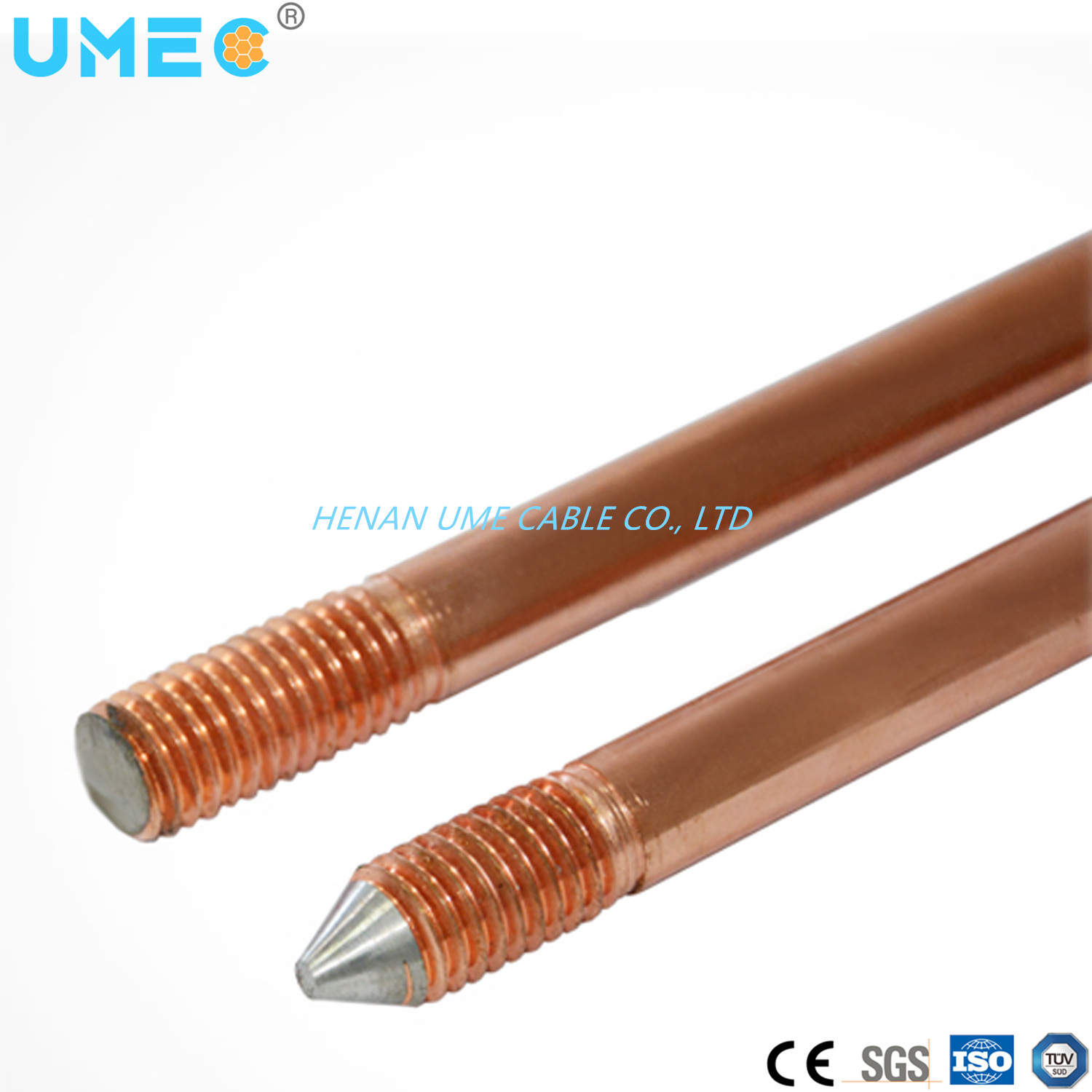 China 
                0,127mm barras de tierra chapadas en cobre
              fabricante y proveedor
