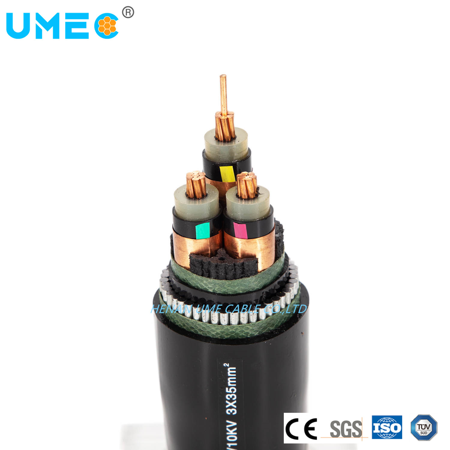Chine 
                Câble d′alimentation basse tension 0.6/1 kv 3 conducteurs
              fabrication et fournisseur