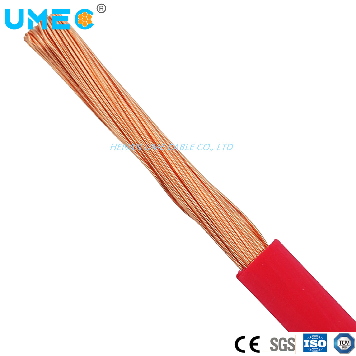 
                0,6/1kV 450/750V Kupfer stabiler und zuverlässiger Betrieb PVC-isolierter Draht Nyaf flexibel Cable10 16 25 mm2
            