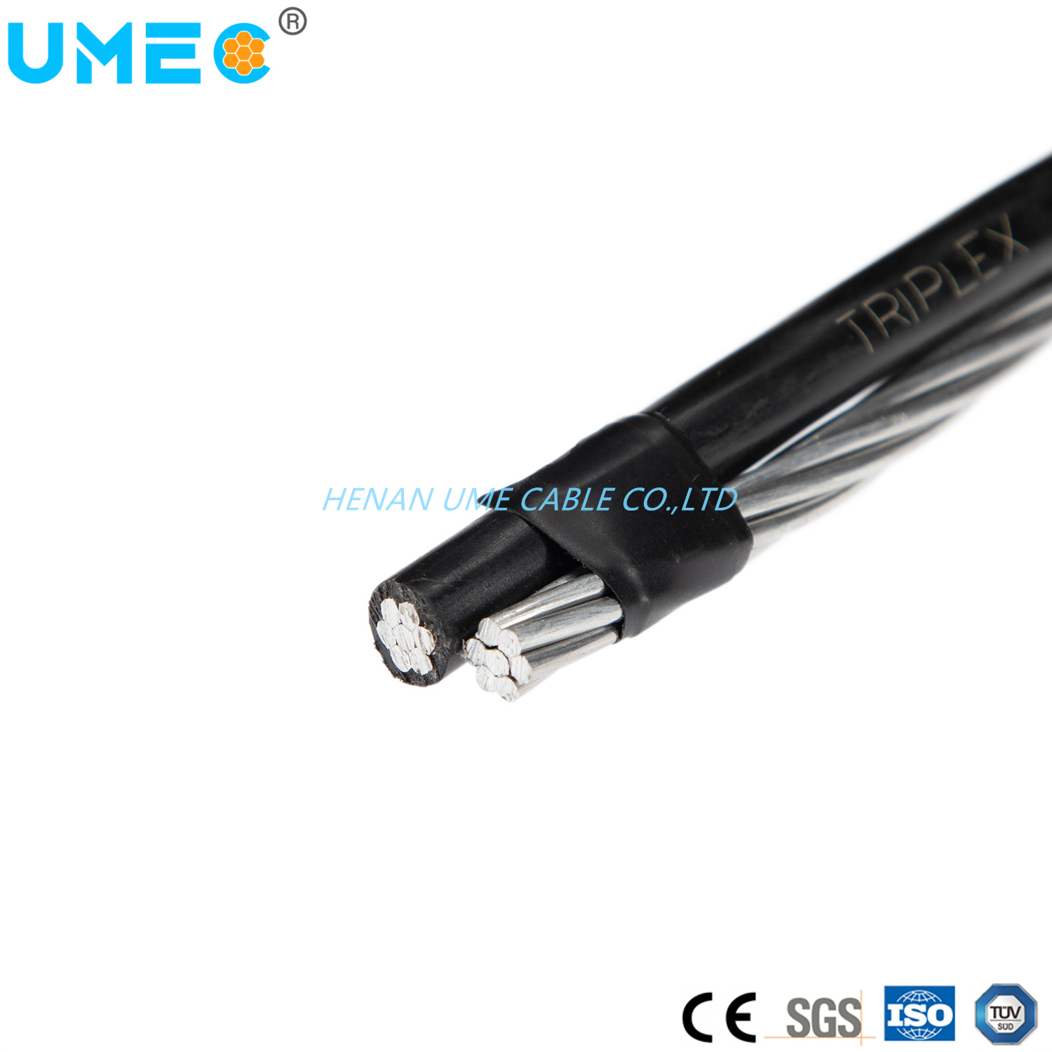 China 
                0.6/1kv Duplex caída de servicio de cable conductor de fase ABC AAC / AAAC Conductor neutro el cable de alimentación cable eléctrico
              fabricante y proveedor
