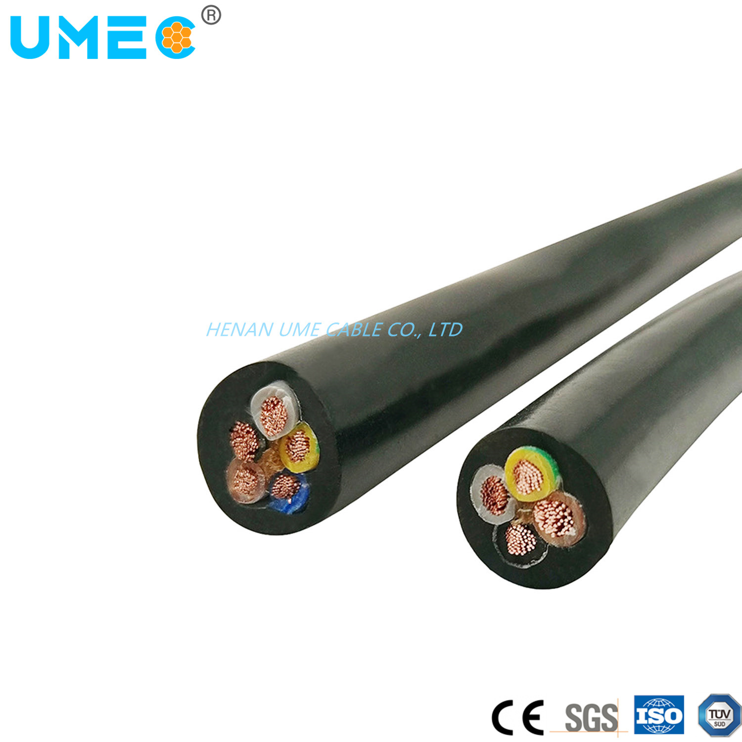 
                1,5 a 2,5 mm 4mm 6mm Rvv Flexible Cable 3 4 5núcleos aislados en PVC y cable de alimentación eléctrica revestida
            