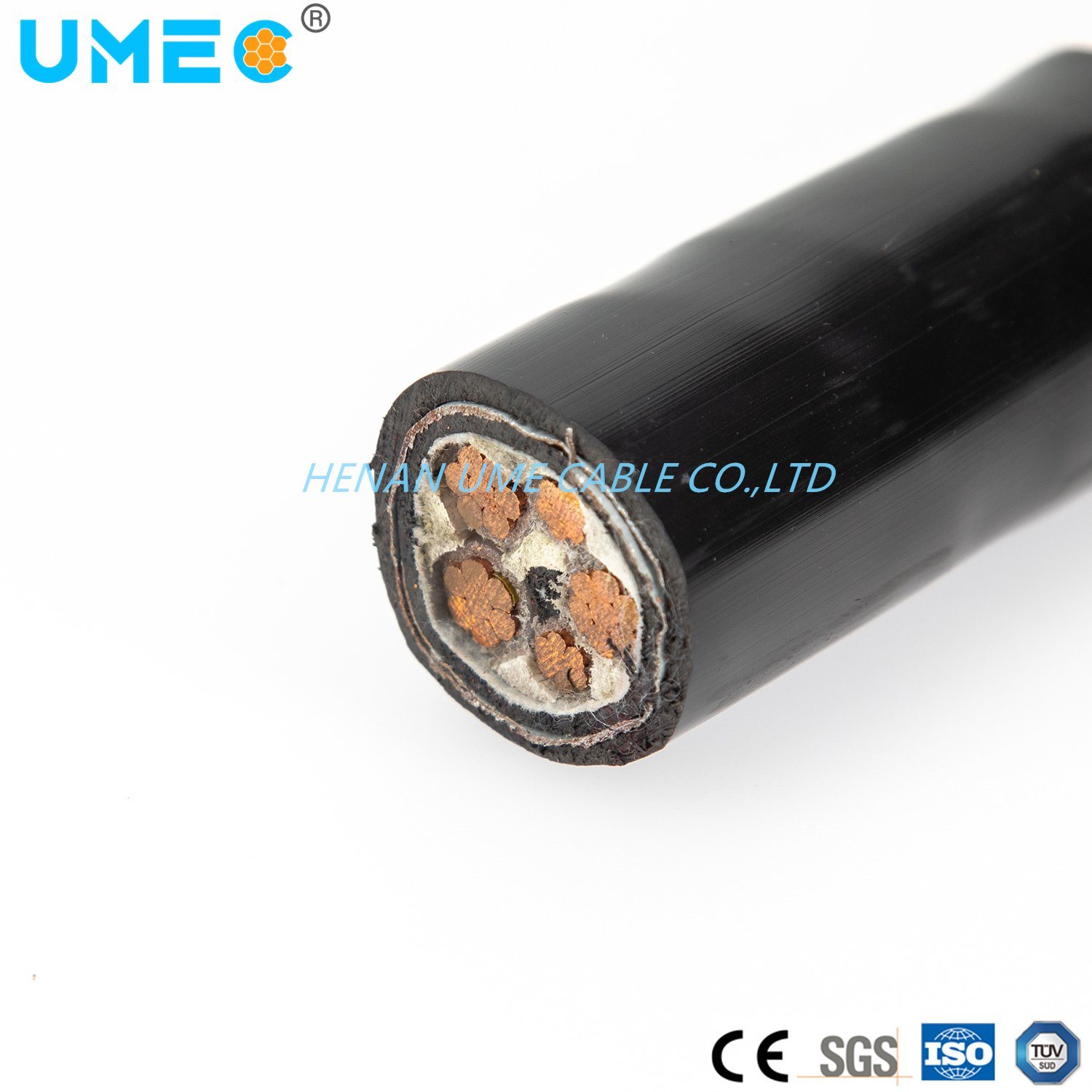 Chine 
                1.9/3.6kv Gaine en PVC avec isolation XLPE Câble blindé
              fabrication et fournisseur