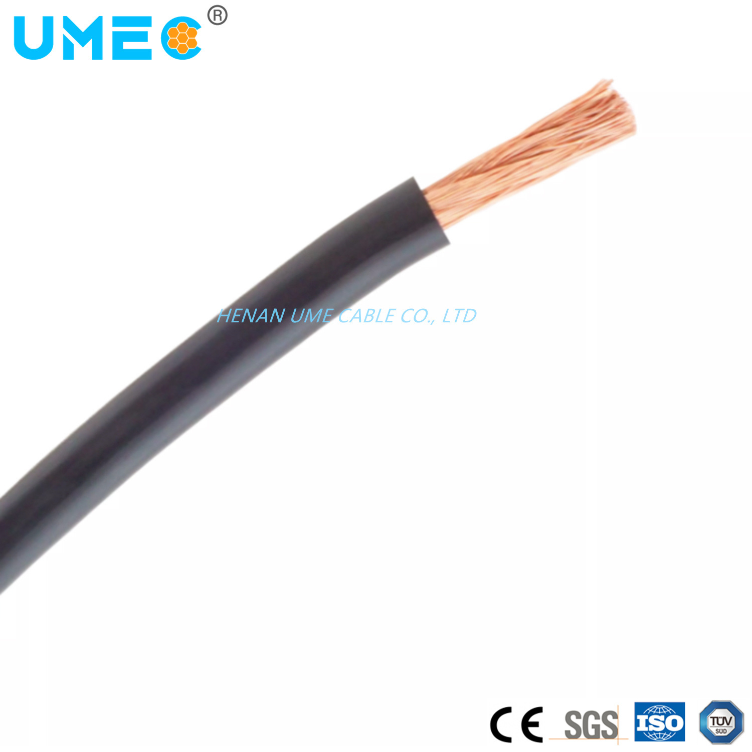 Китай 
                10/16/35мм2 медного провода кабеля питания резиновой изоляции кабеля сварки
              производитель и поставщик