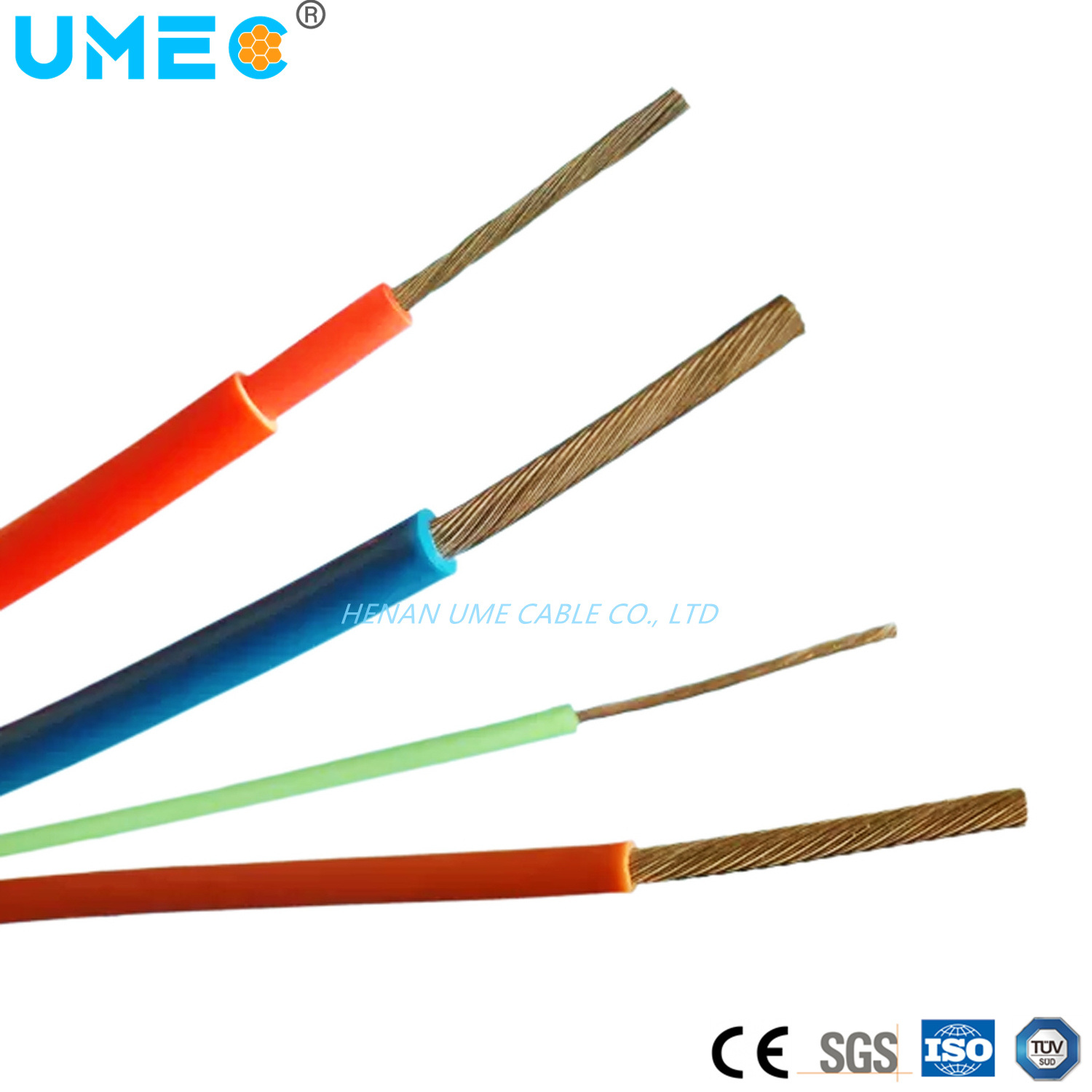 100% Original Aluminum Pure Oxygen-Free Copper Conductor PVC Insulated PVC Sheathed Wire BVV Blvv