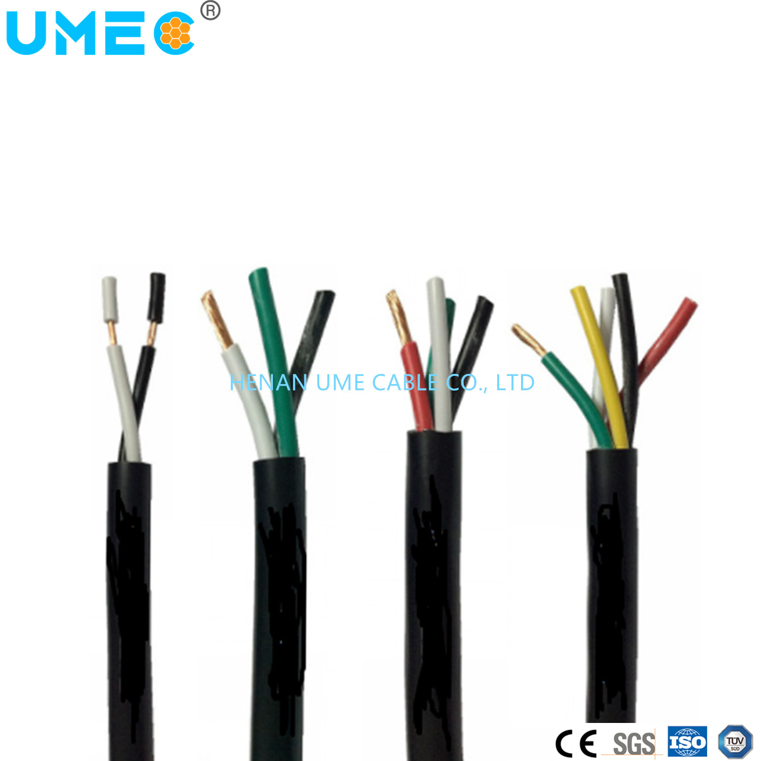 China 
                12/14 AWG Low Voltage Rubber Sheath Flexible Soow Cable
              manufacture and supplier