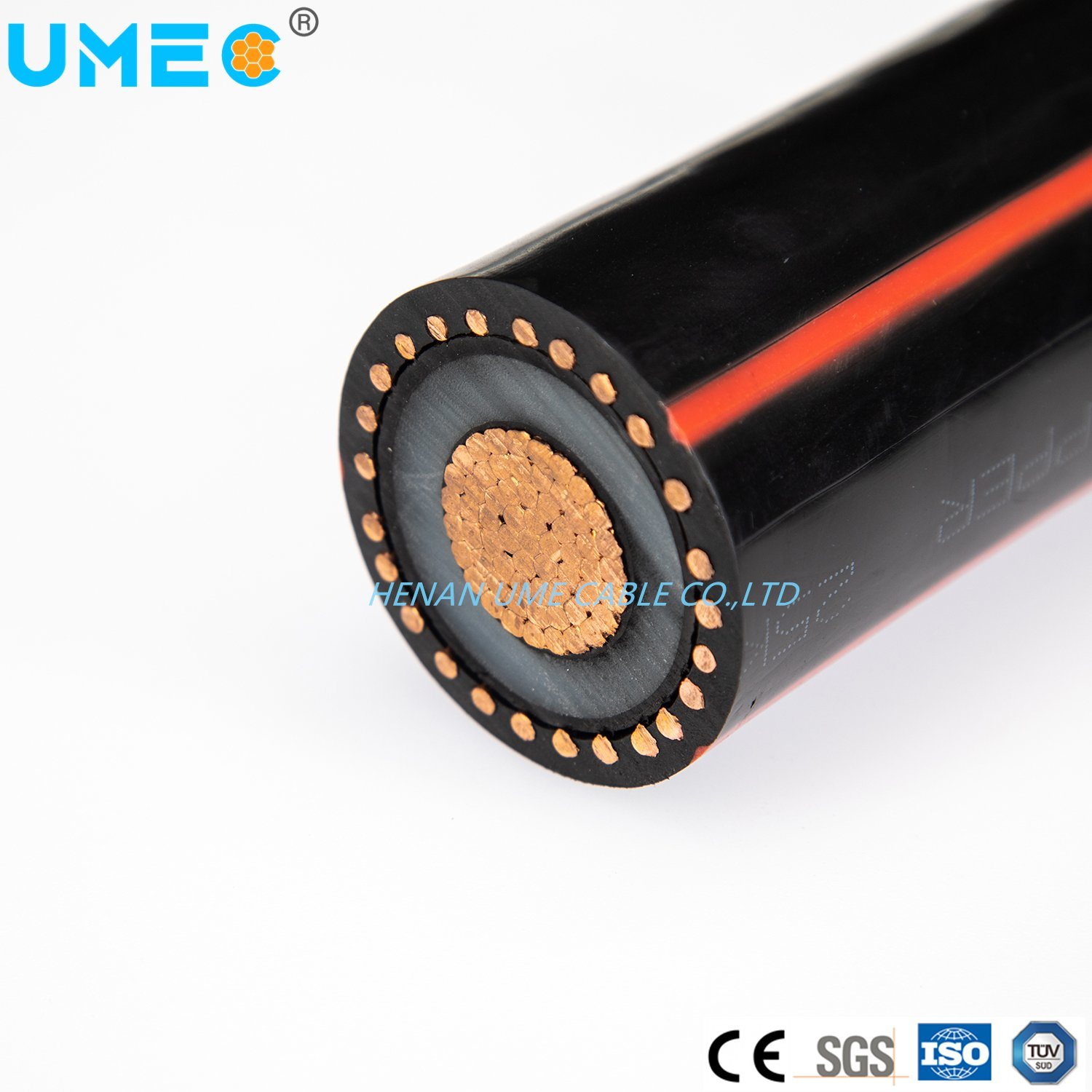 Chine 
                Kv 12/20Cu/Al XLPE/PVC le fil électrique câble d′alimentation blindés
              fabrication et fournisseur