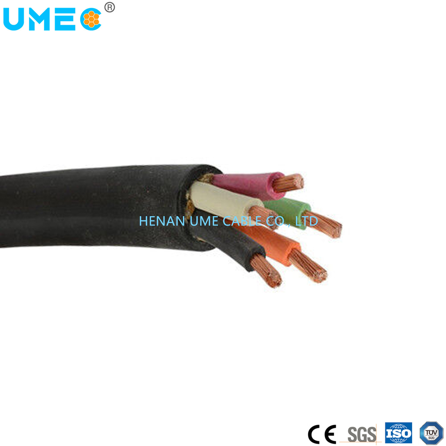 China 
                El cable de caucho 14 AWG Cable Soow ignífugo
              fabricante y proveedor