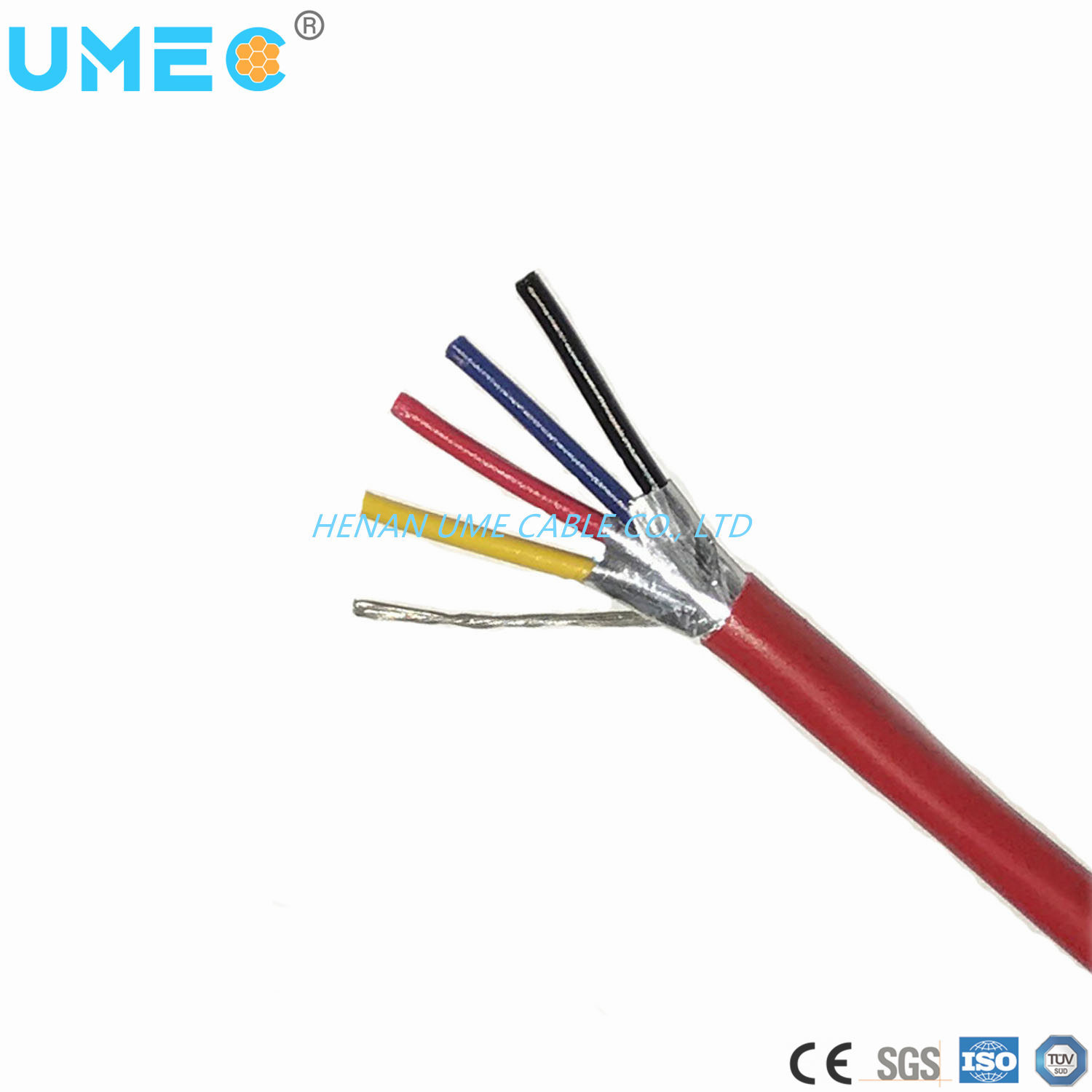 China 
                16 AWG 4 Cores Solid Fplr Fire Alarm Cable
              manufacture and supplier