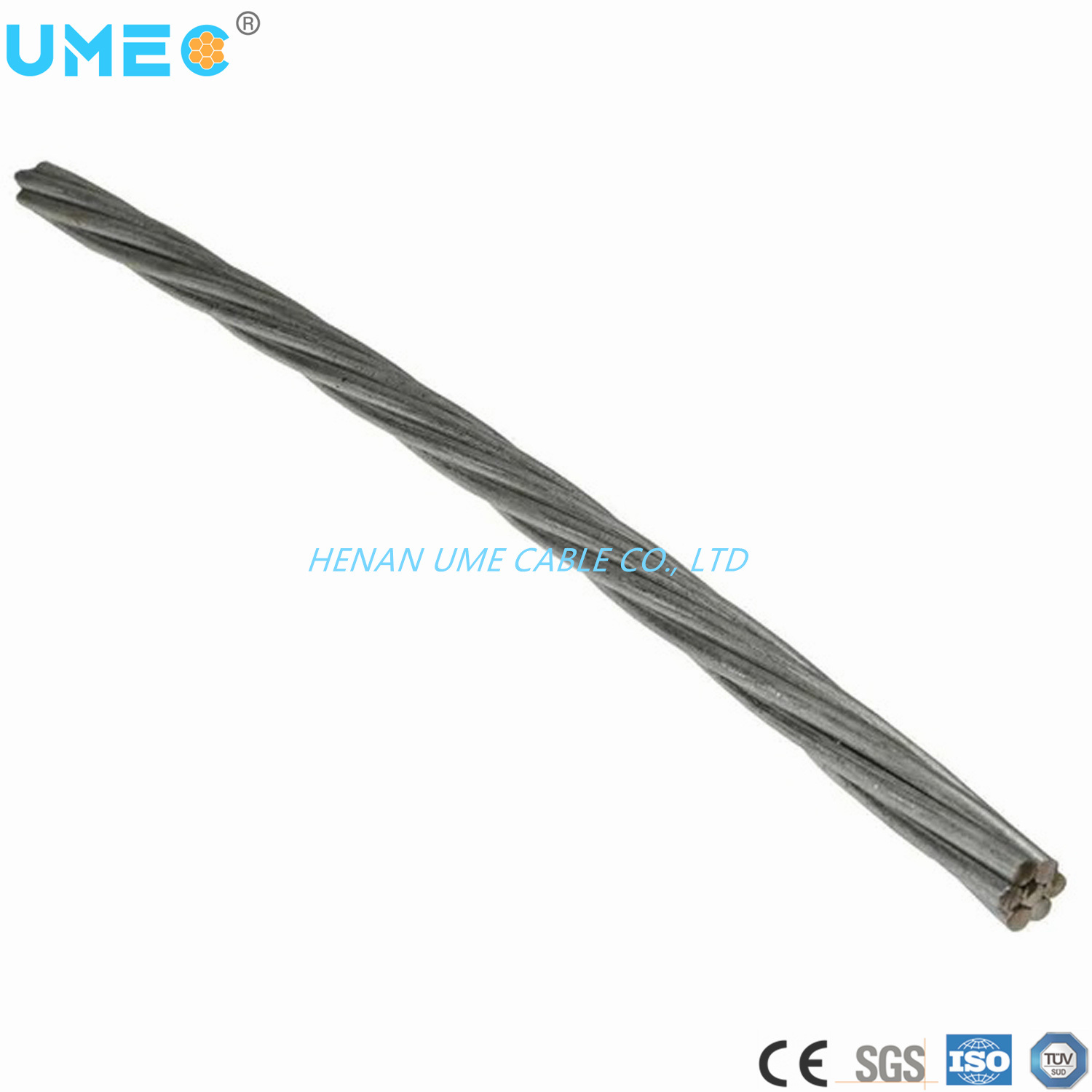 Cina 
                1X3/1X7/1X19 filo di acciaio zincato ad alta resistenza alla trazione
              produzione e fornitore