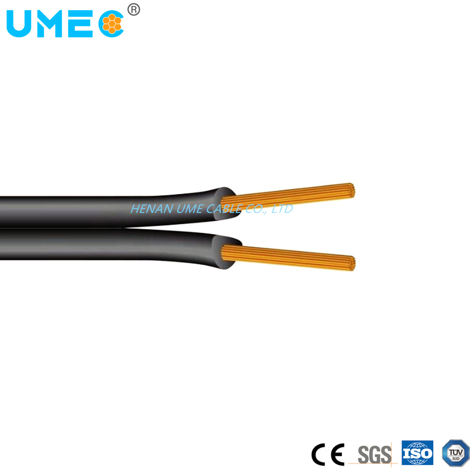 
                2X16AWG PVC con aislamiento de cables eléctricos cable SPT
            