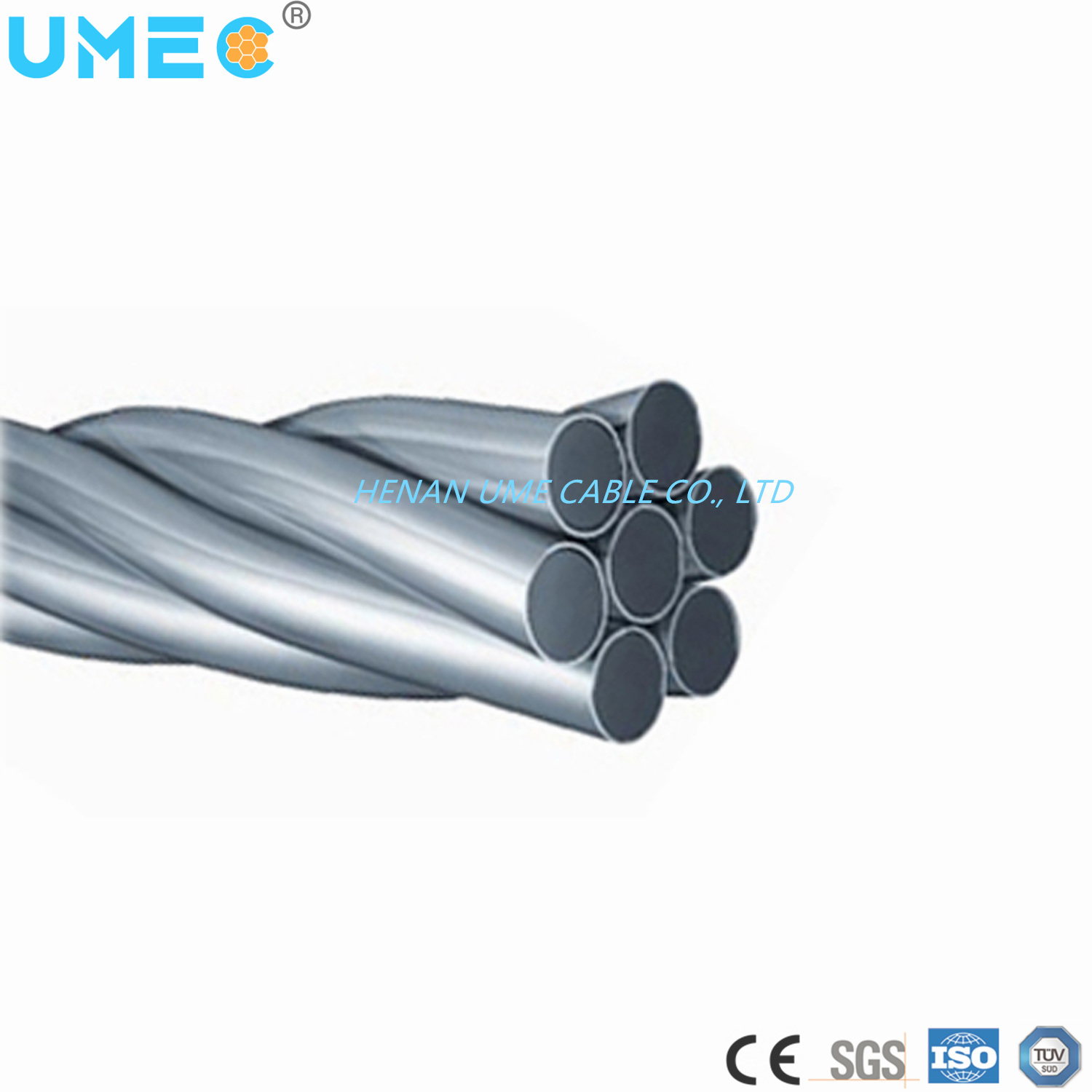 China 
                3,6mm 3,9mm 4,1mm Stromkabel Stahlkern Aluminiumbeschichtung Aluminium Gekapdeter Stahldraht Acs
              Herstellung und Lieferant