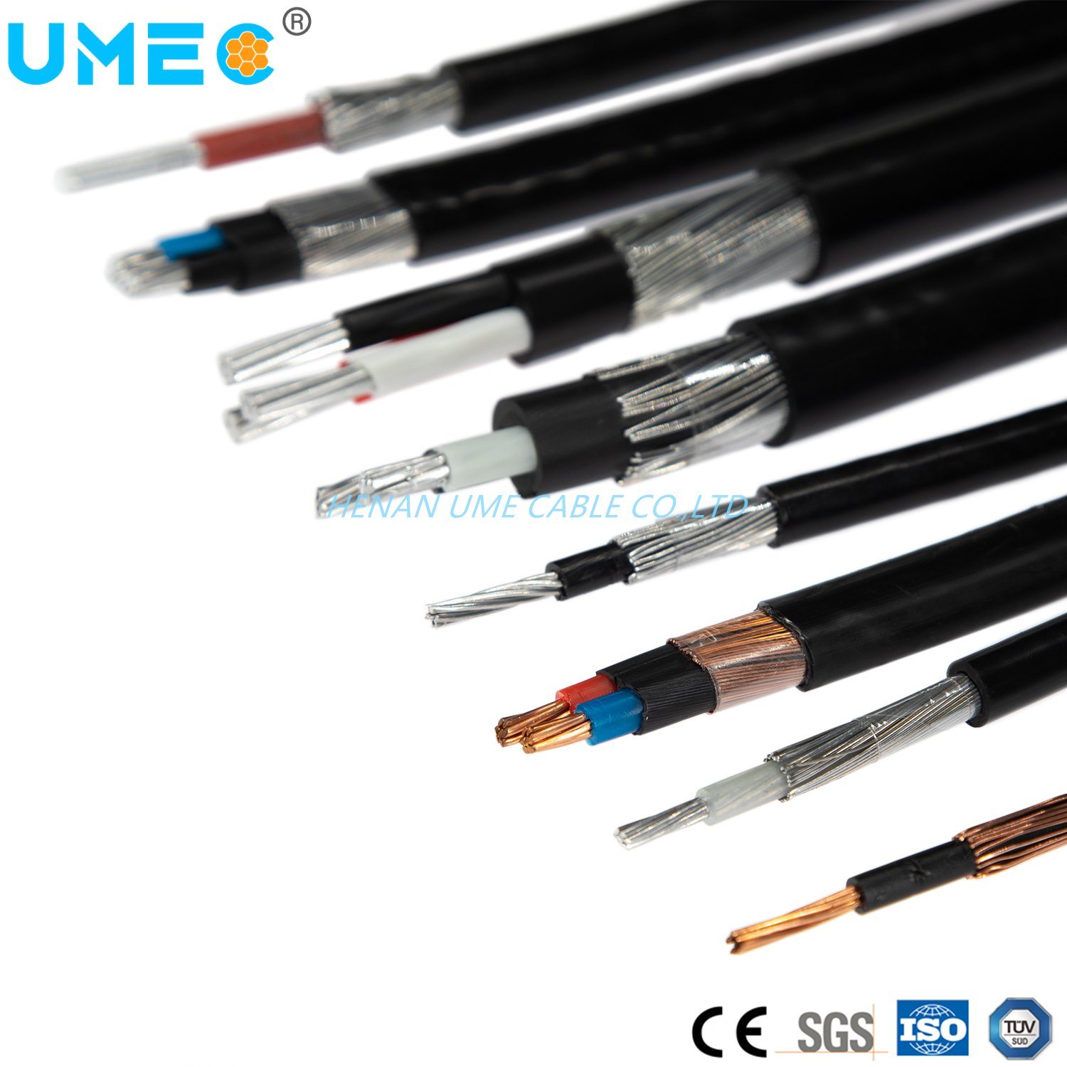 4/8AWG 0.6/1kv Multi-Core Round/Flat Concentric Cable