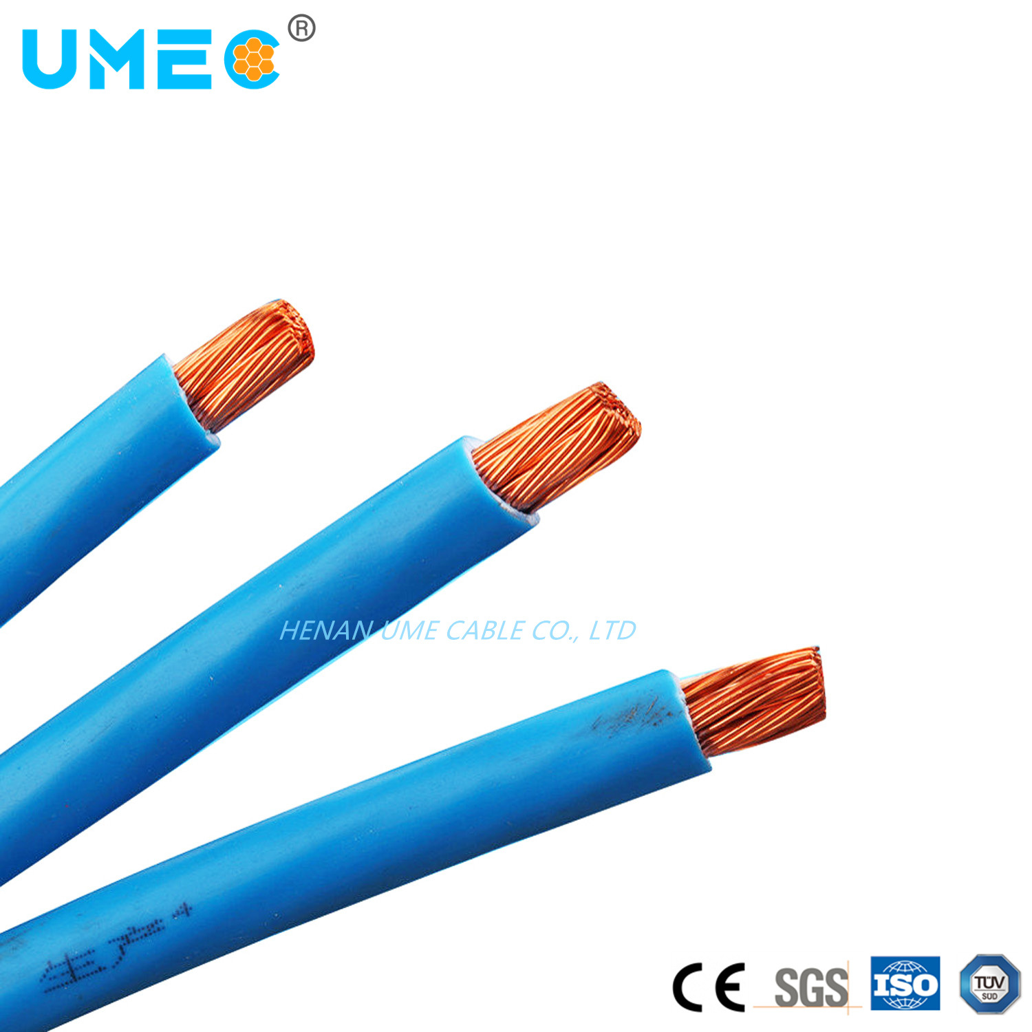 
                450/750V cable de núcleo único aislado de PVC de 2,5 mm2 4 mm2 H07V-U.
            