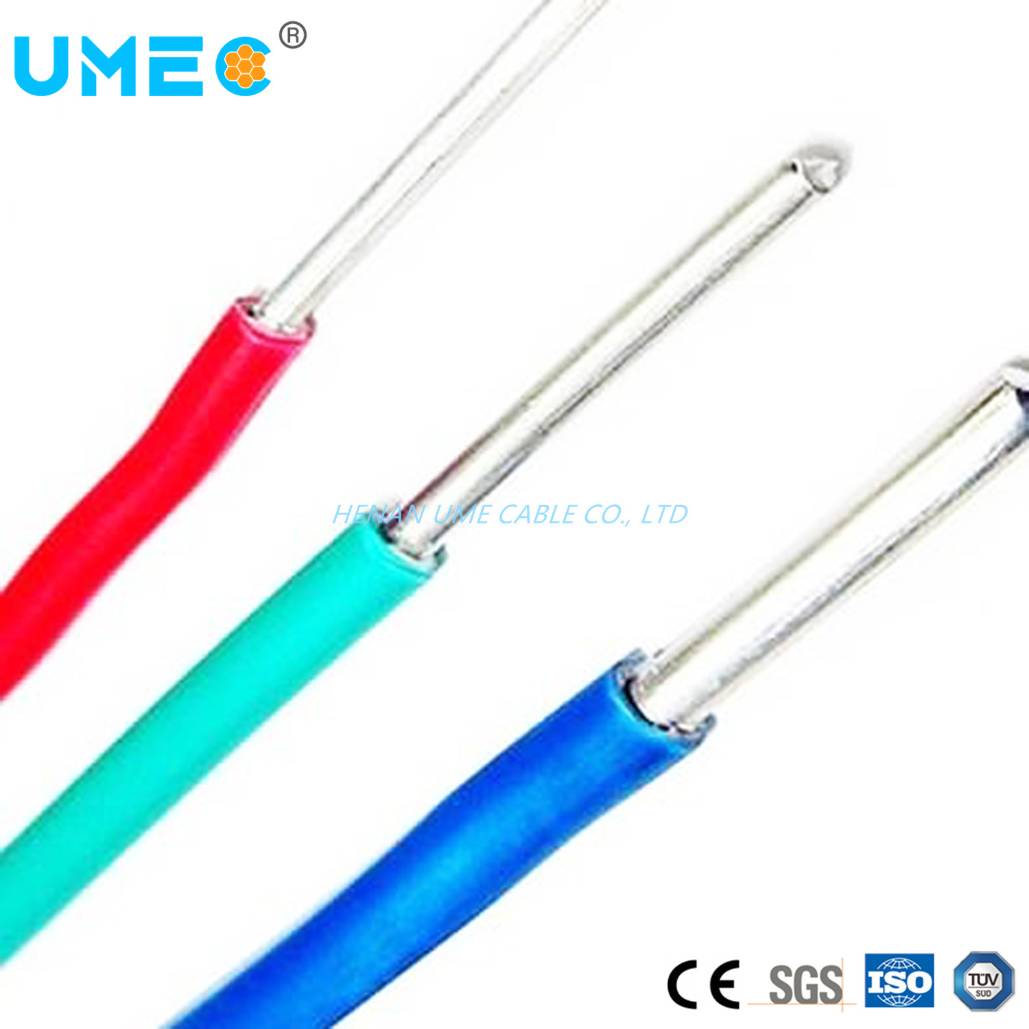 Chine 
                Le fil électrique multibrins 450/750V Blv conducteur de cuivre isolés en PVC le fil de bâtiment
              fabrication et fournisseur
