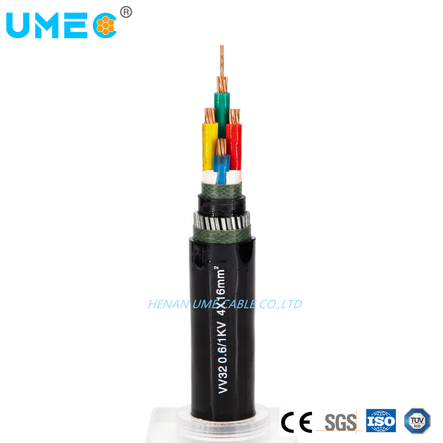 China 
                8.7/10kv três núcleos Al/Cu XLPE/PVC cabo de alimentação blindados
              fabricação e fornecedor