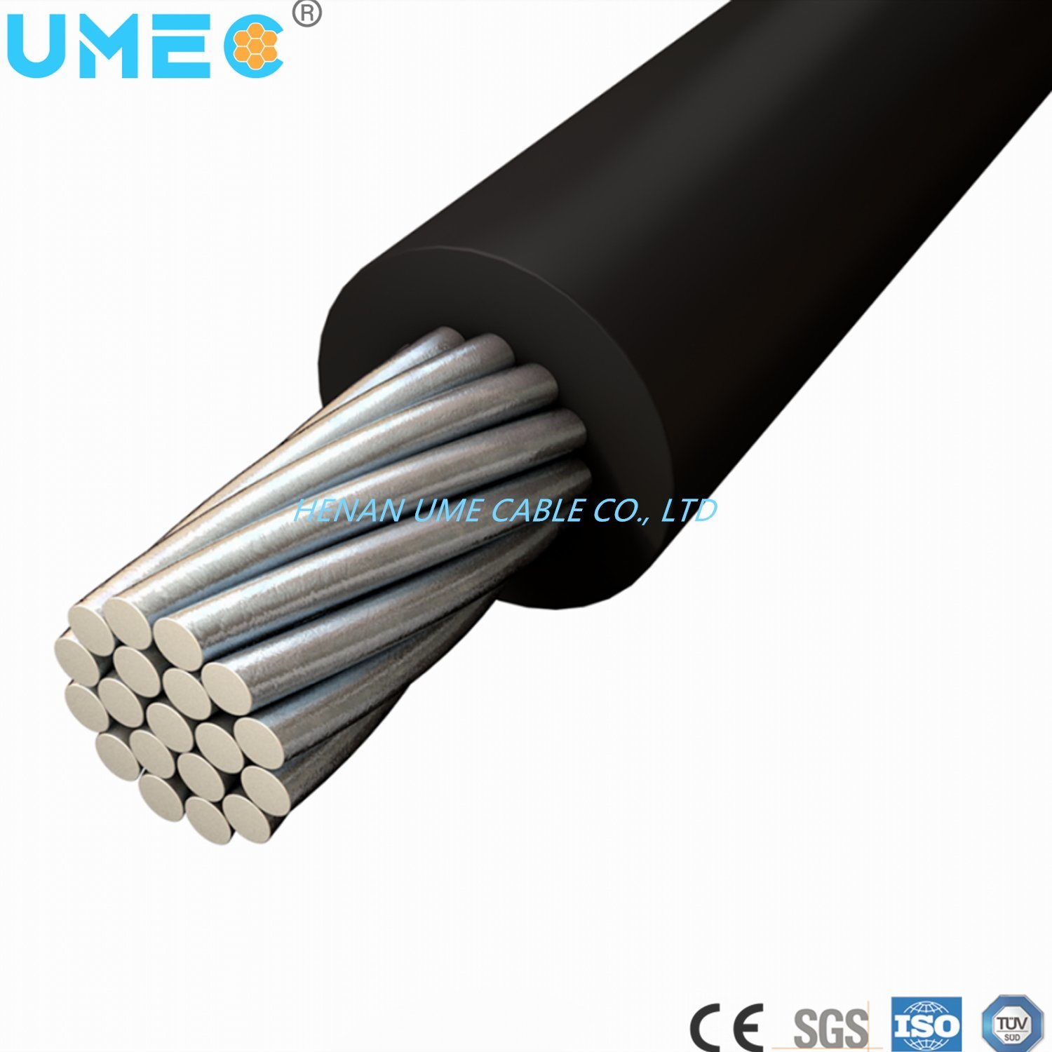 
                Câble spécial pour fil industriel solide d′isolation XLPE 8 AWG
            