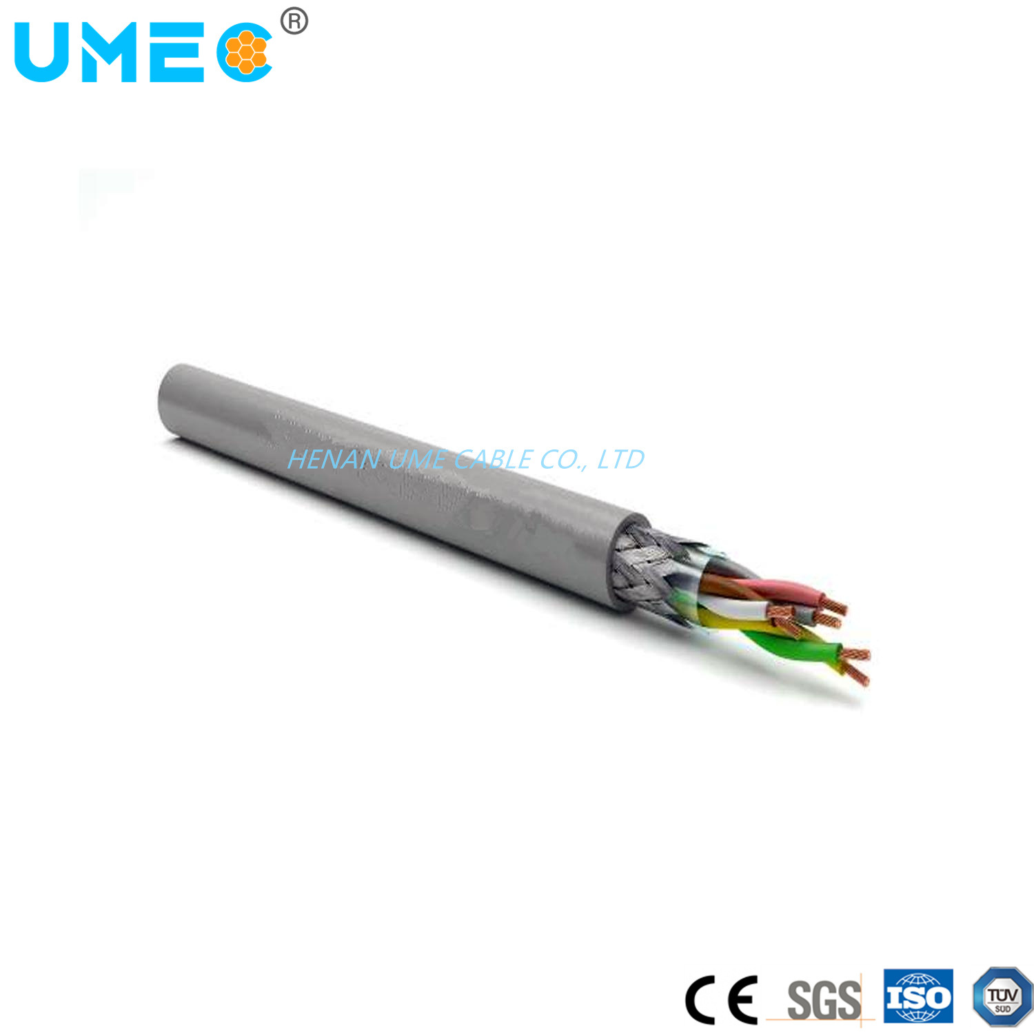 
                8X0.25mm Cable Liycy transmisión flexible trenzado
            