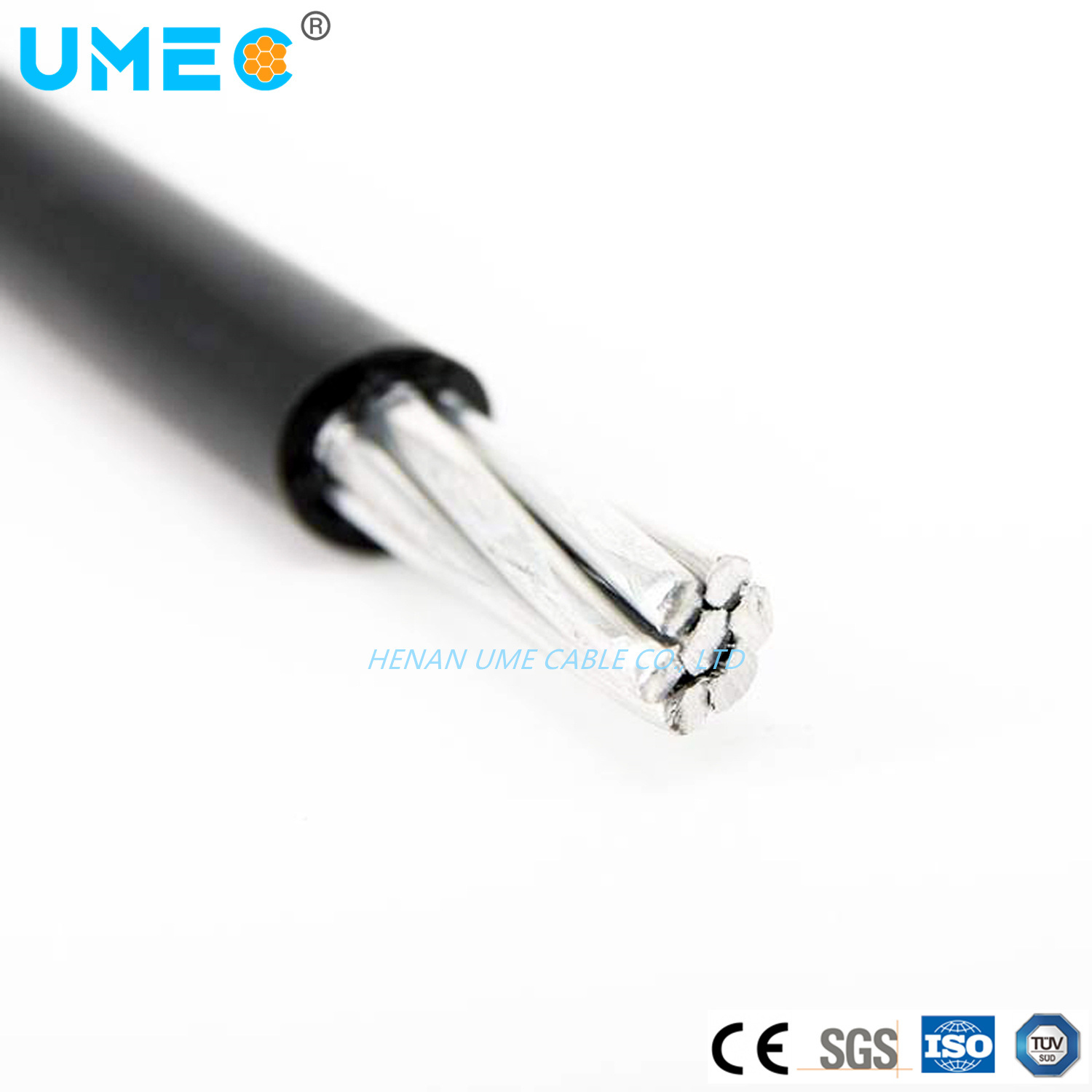 
                El ABC de aluminio desnudo Cable conductor de la línea de distribución secundaria de techo cubiertas Cable
            