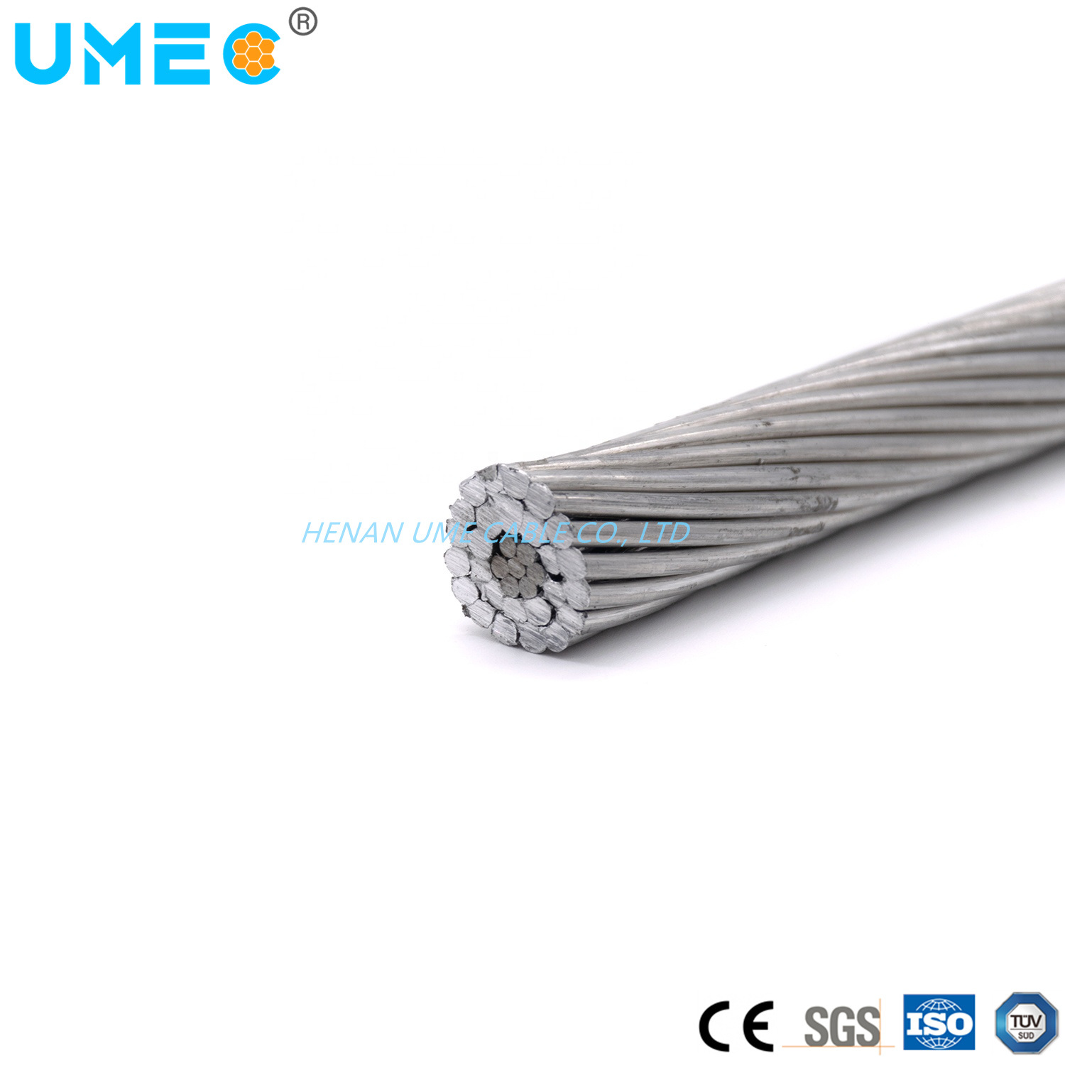 ASTM BS Standard 6AWG 4AWG 2AWG 1AWG 1/0AWG Aluminum Conductor Steel Reinforced Conductor ACSR Conductor