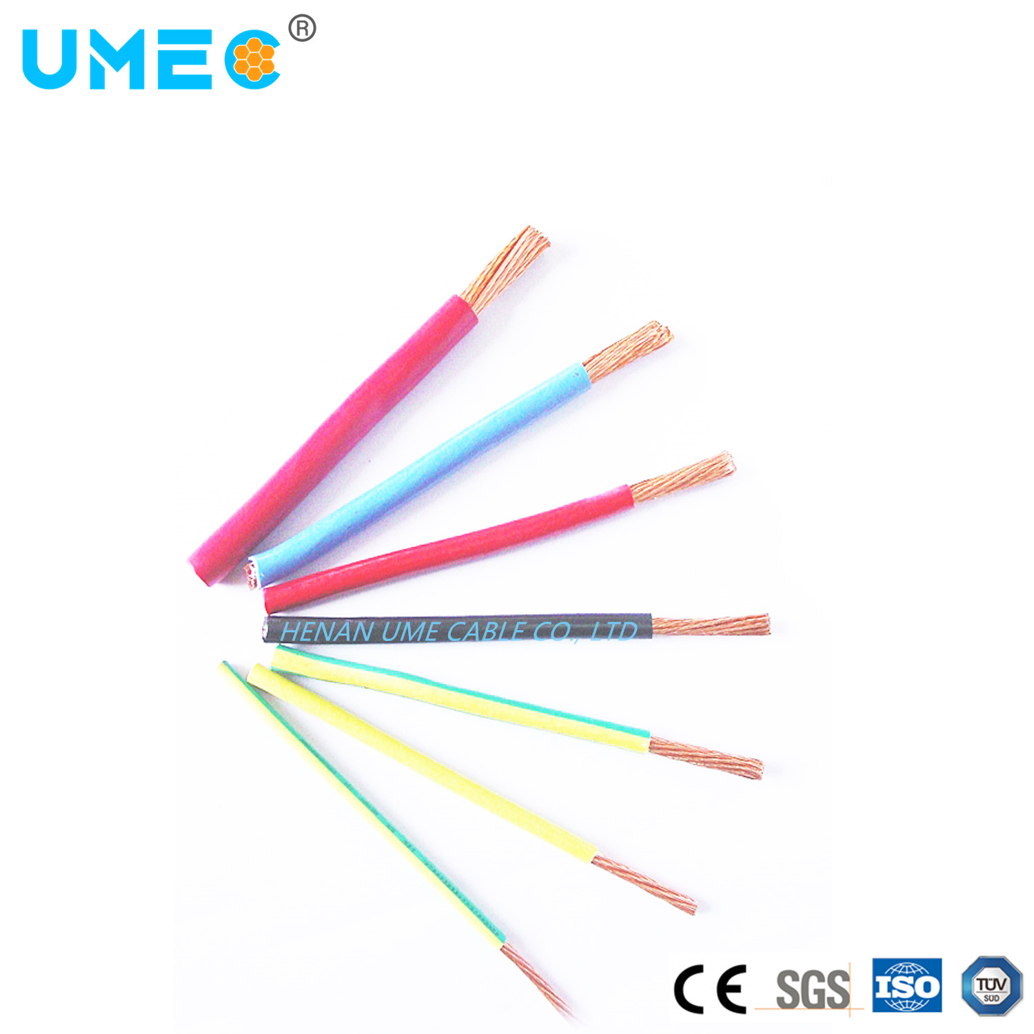 ASTM PVC Insulated Class5 Copper Wire Earth Wire Net Work Wire 1.5mm 2.5mm Stranded Copper Wire
