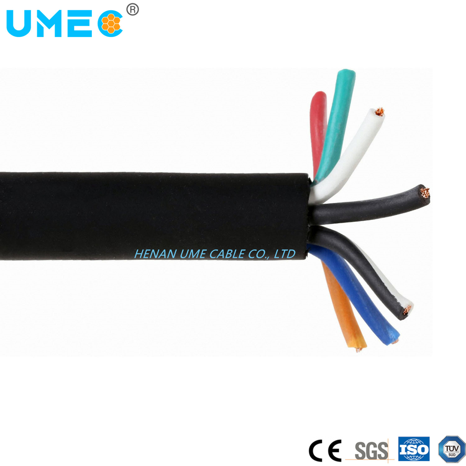 Cina 
                Conduttore in rame standard ASTM 2 3 4 5 16 AWG 12 AWG Cavo in gomma flessibile Soow Sjoow Sjoow a 4 conduttori da 10 AWG 8 AWG
              produzione e fornitore