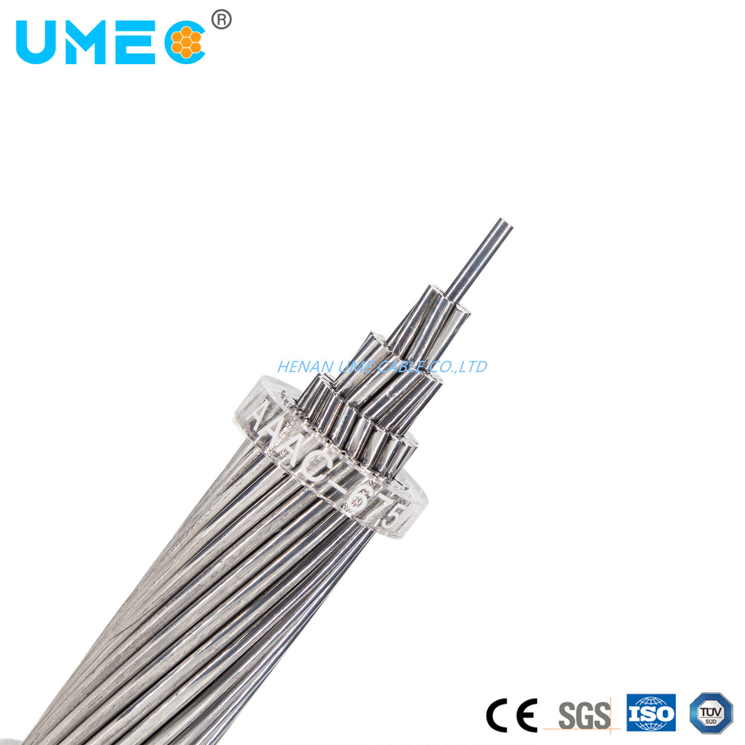 ASTM Standard 50sqmm100sqmm Overhead AAC AAAC Single Core Bare All Aluminum Conductor Wire Cable AAAC