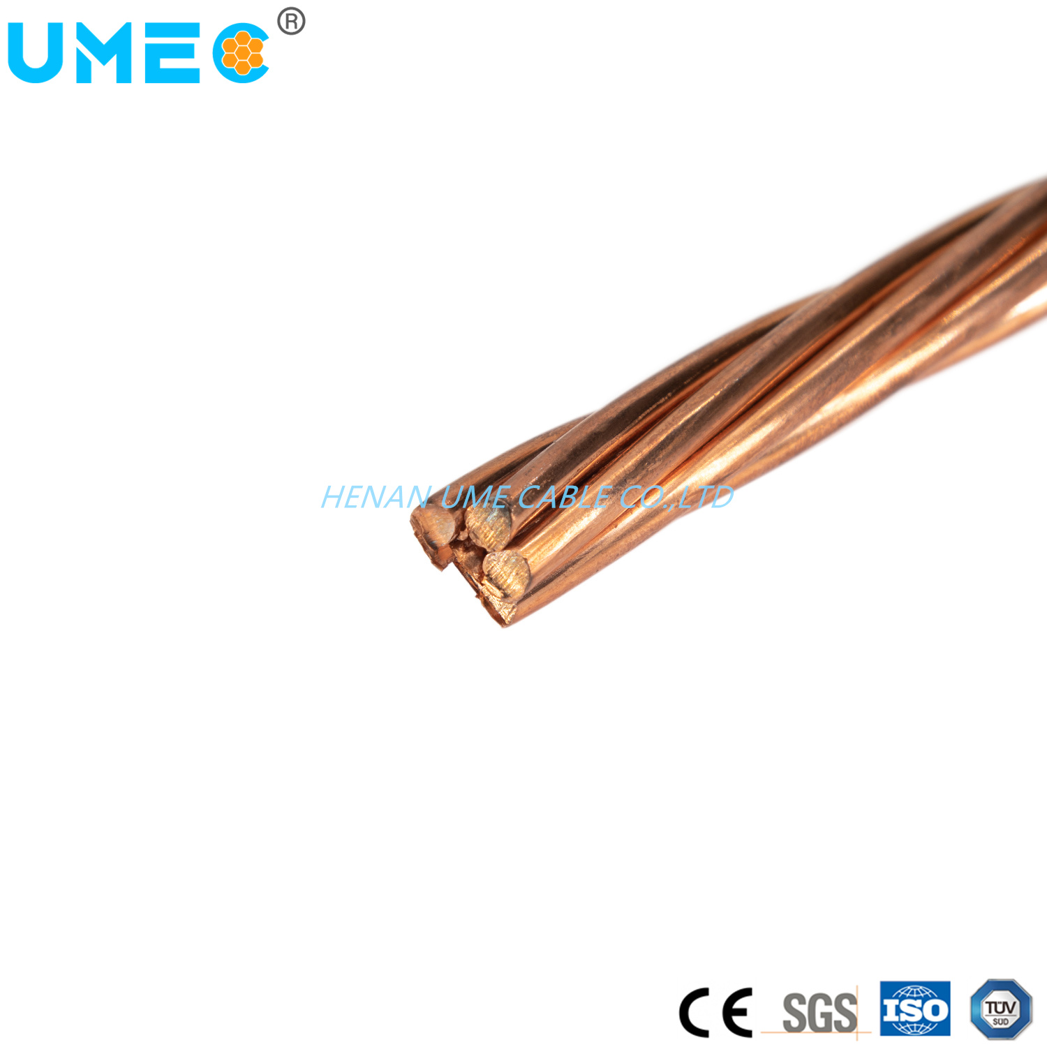 ASTM Standard Soft Medium Hard Drawn Bare Copper Conductor 4AWG