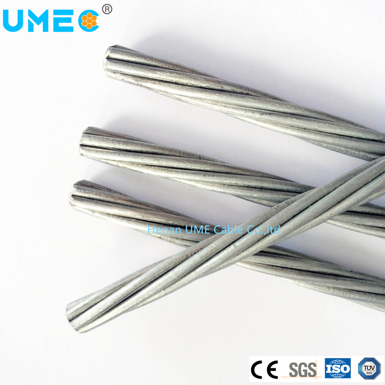 China 
                ASTM A-363 Zinc-Coated (galvanizado) Techo de acero el cable a tierra Strand
              fabricante y proveedor