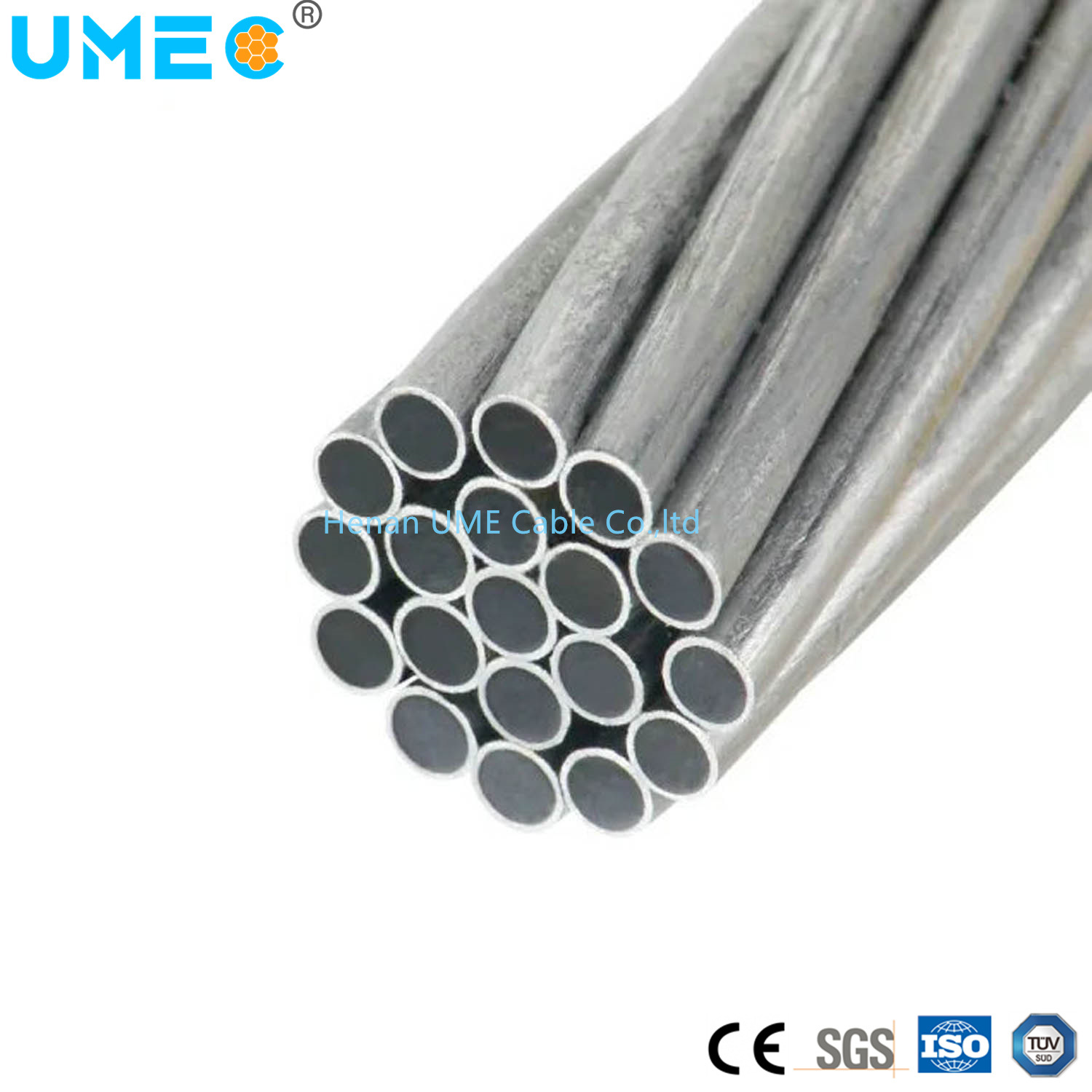 Cina 
                Acciaio rivestito in alluminio ACS per nucleo cavo ACSR/AW
              produzione e fornitore