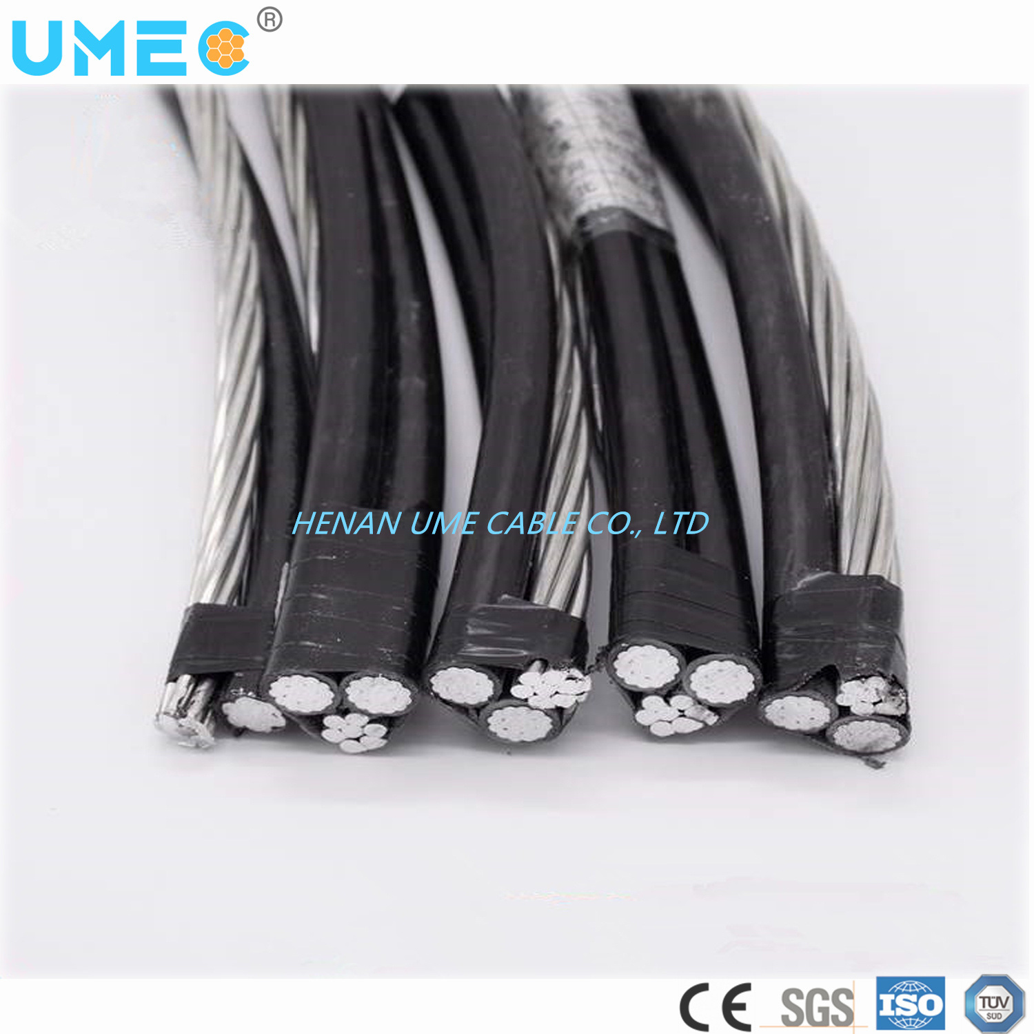 China 
                Aerial Bundled Cable 3X50+54.6+1X16mm2 5X120mm2 Duplex Triplex Quadruplex ABC Cable
              manufacture and supplier