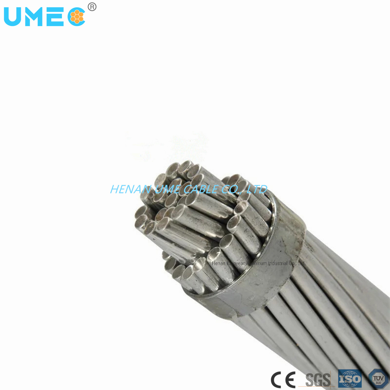 Aerial Electricity Transmission Line Aluminum Clad Steel Wire Acs