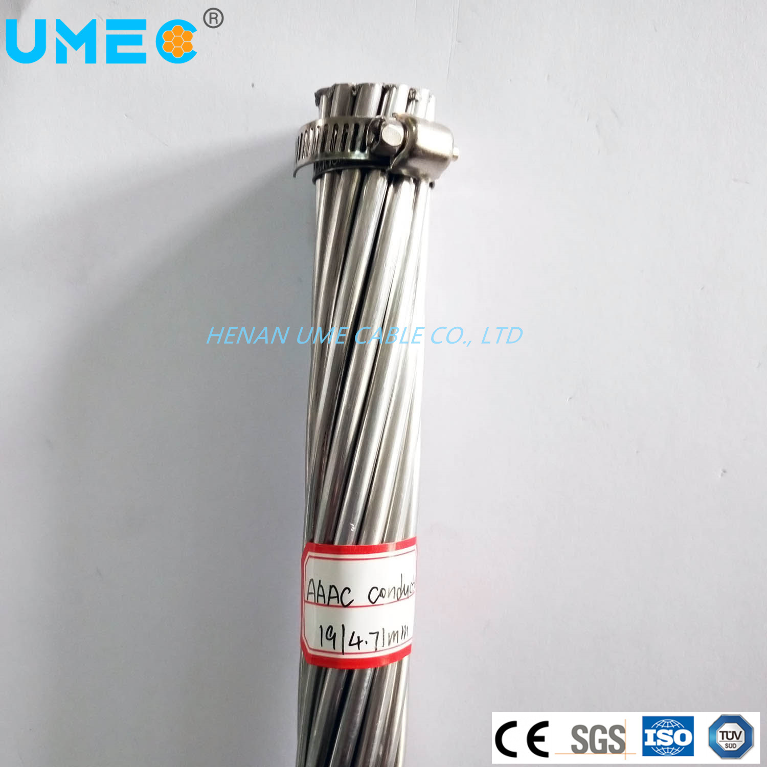China 
                Africa BS 215 Aluminum Conductors AAC Hda Conductor 50mm2 Ant 100mm2 Wasp
              manufacture and supplier