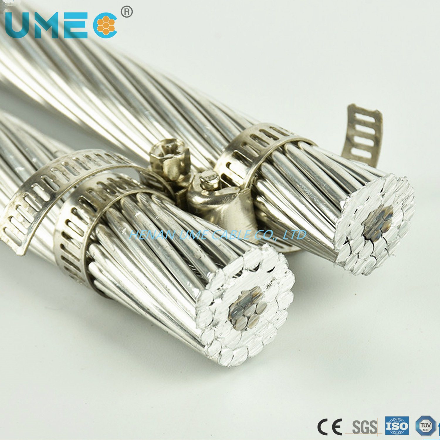 Cina 
                Conduttore in alluminio rivestito in alluminio filo elettrico in alluminio rinforzato in acciaio Conduttore sospeso ACSR/AW AAAC AAC
              produzione e fornitore