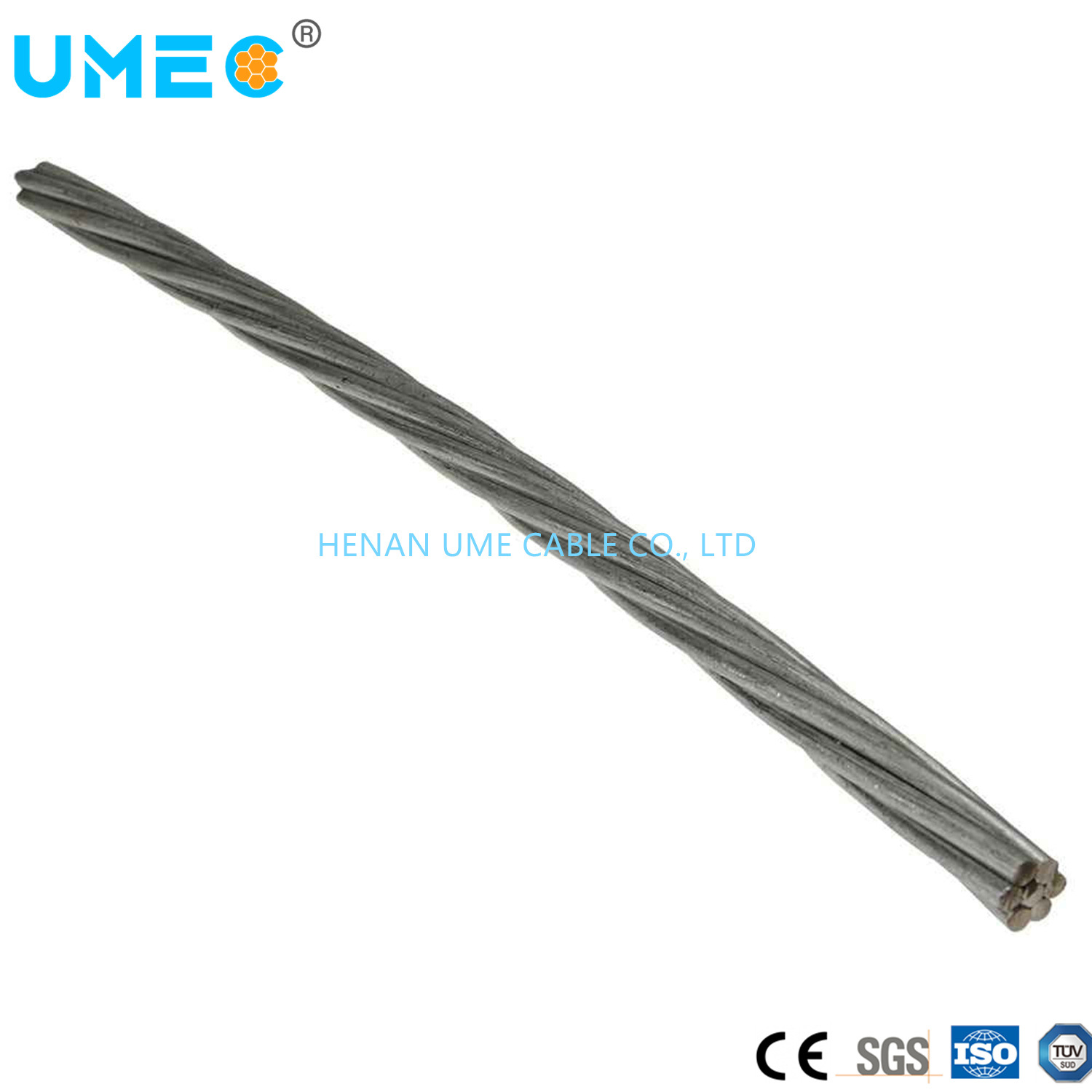 Chine 
                BS183 La norme ASTM A475 gros fil en acier prix d′usine Matériau Aucune Gaine en acier & Jacket
              fabrication et fournisseur
