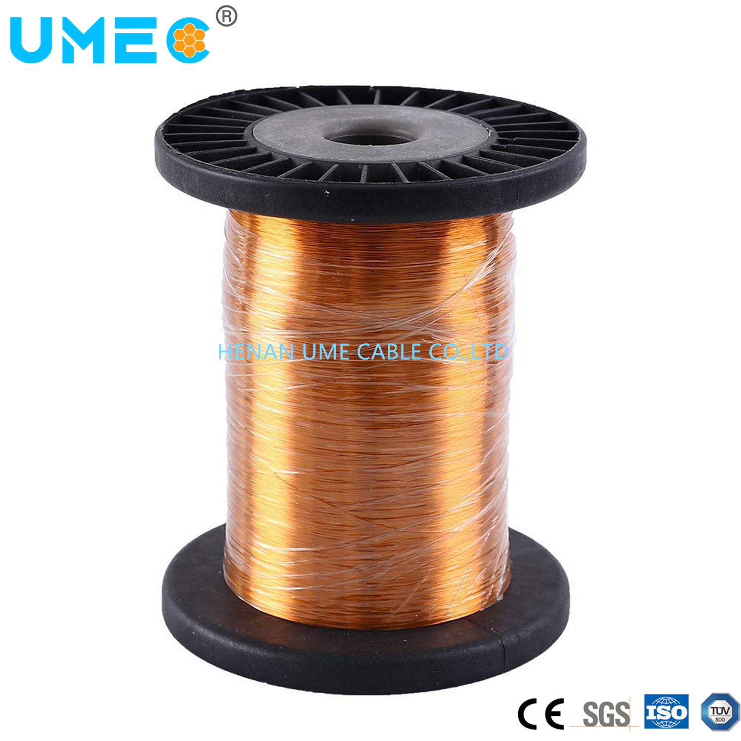 
                El alambre de cobre desnudo está recubierto con un esmaltado aislante 19AWG/21AWG/22AWG CLASS200
            