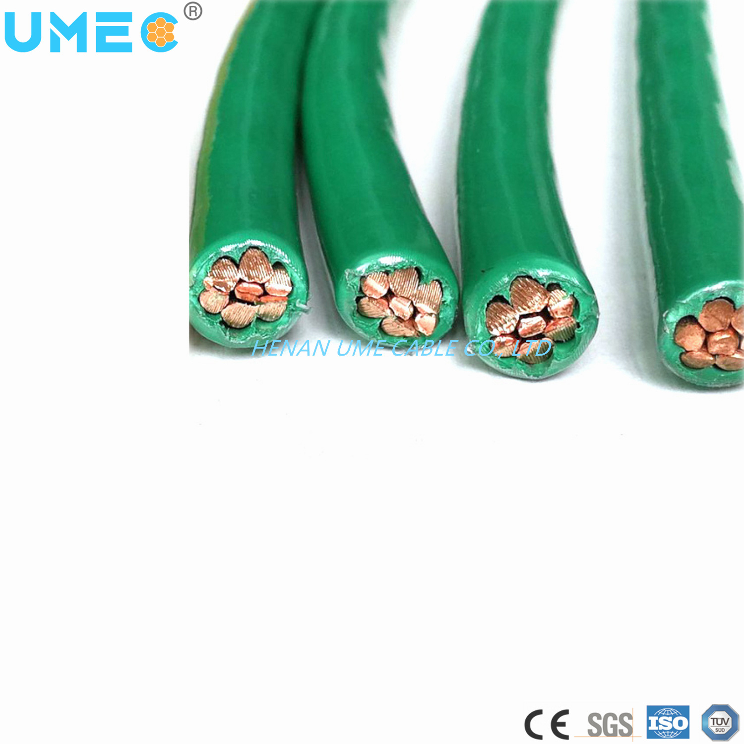 Cina 
                Contenitore per filo in nylon THHN nero verde rosso blu flessibile Rame elettrico isolato in PVC 4 AWG 6 AWG 10 AWG THN
              produzione e fornitore