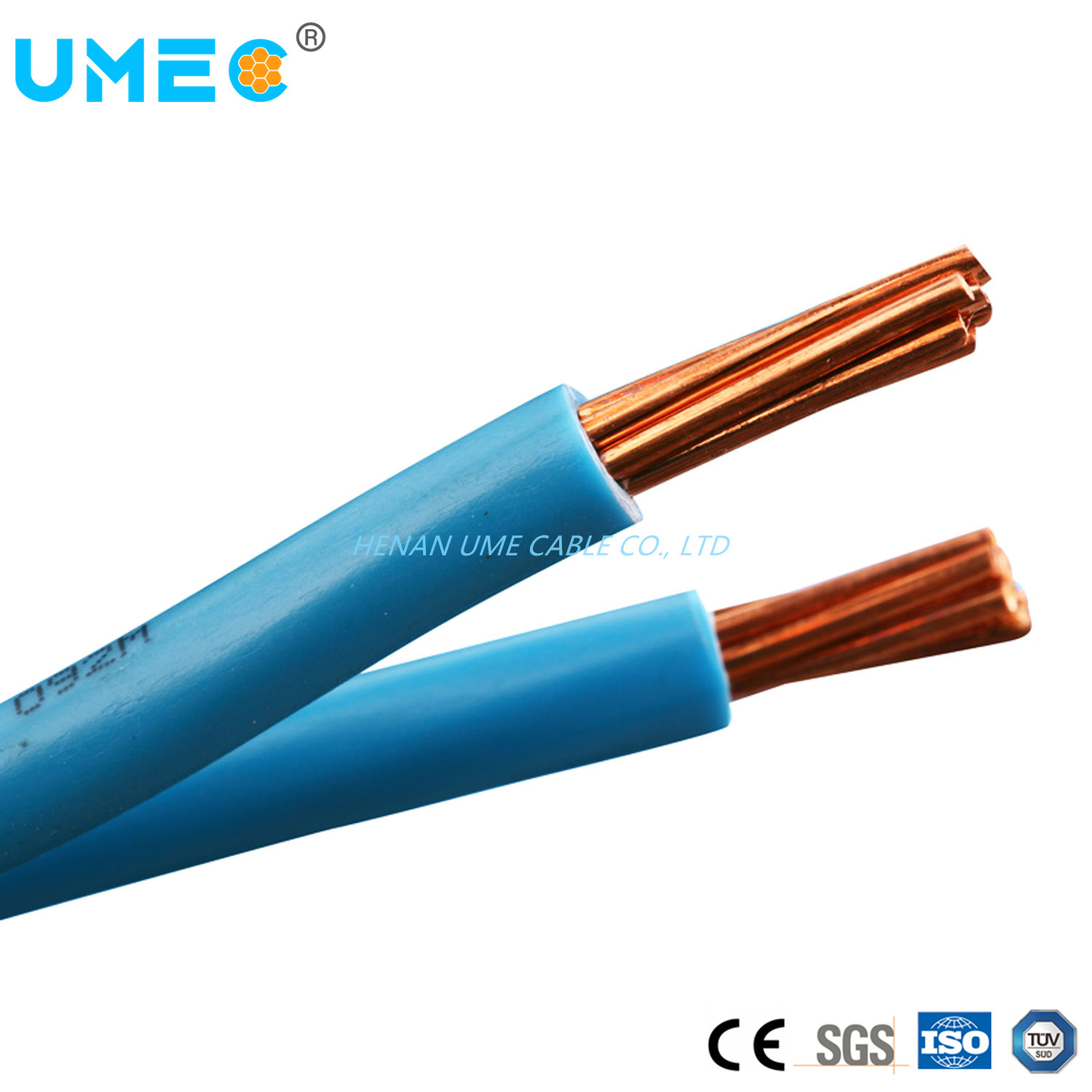 
                Construcción flexible cable aislado PVC cable de cobre conductor de alimentación H07V-R.
            