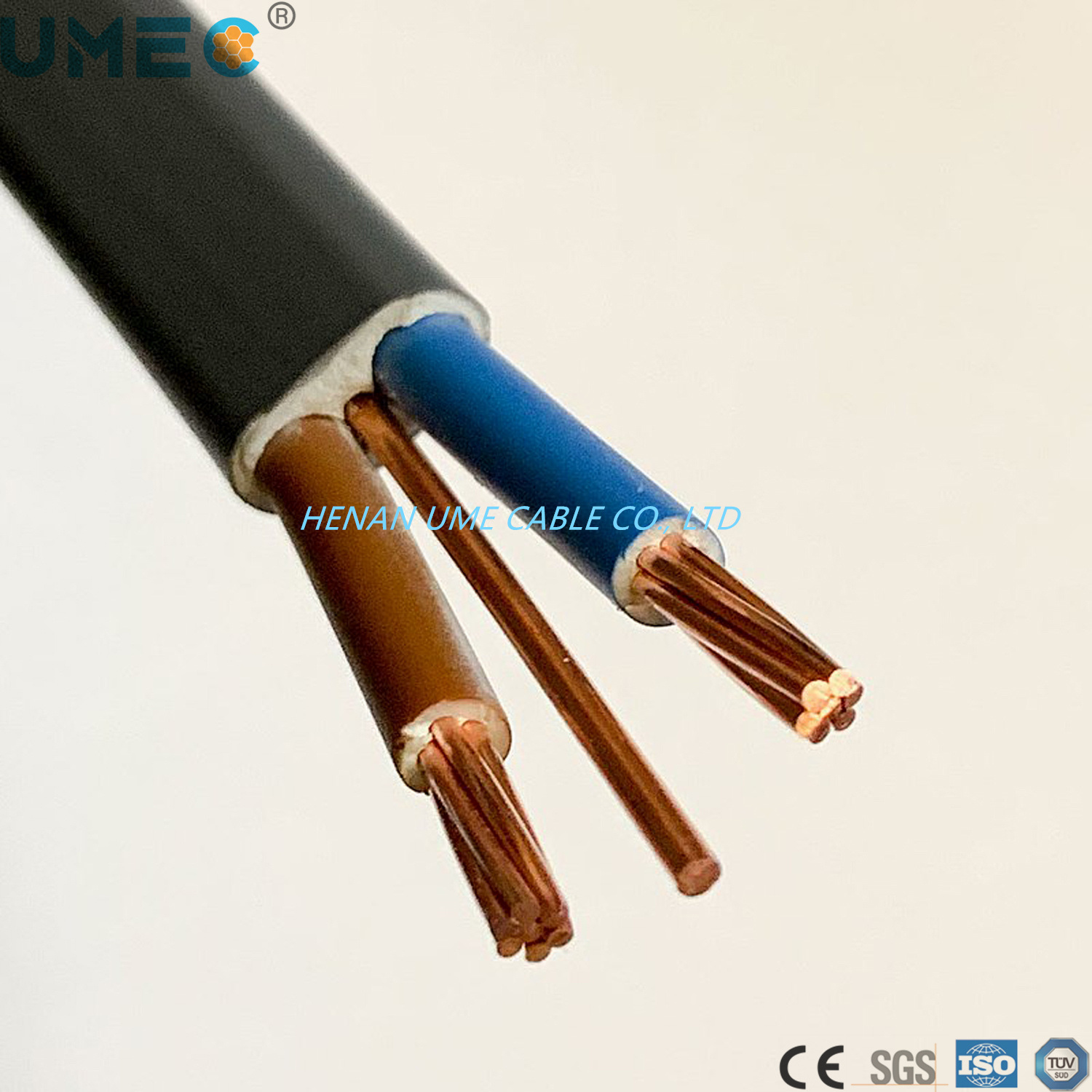 Building PVC Insulated Thermo Plastic Sheathed Electric Wire TPS Flat Cable