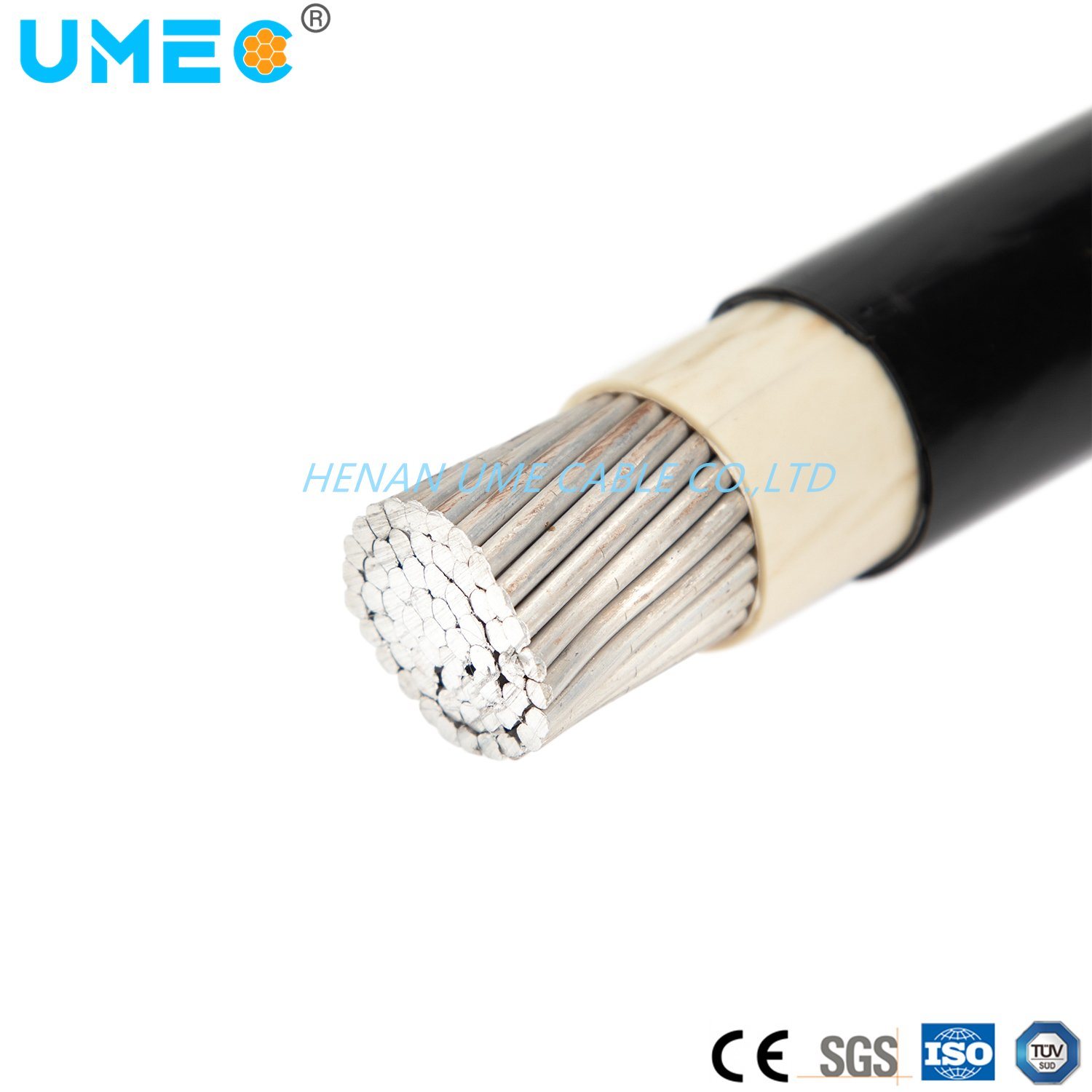 CE ISO Electric Aluminum Power Cable Unarmour Steel Wire Armour Steel Tape Armour 25mm2 35mm2 Aluminum Cable Wire