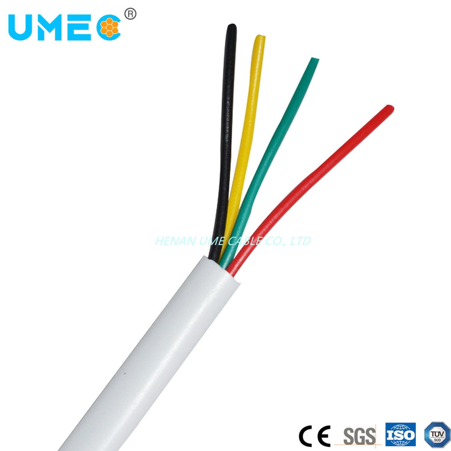 CE ISO High Quality Multi-Core 2 3 4 Cores Oxgen-Free Copper Wires H05VV-F Flexible Electric Wire