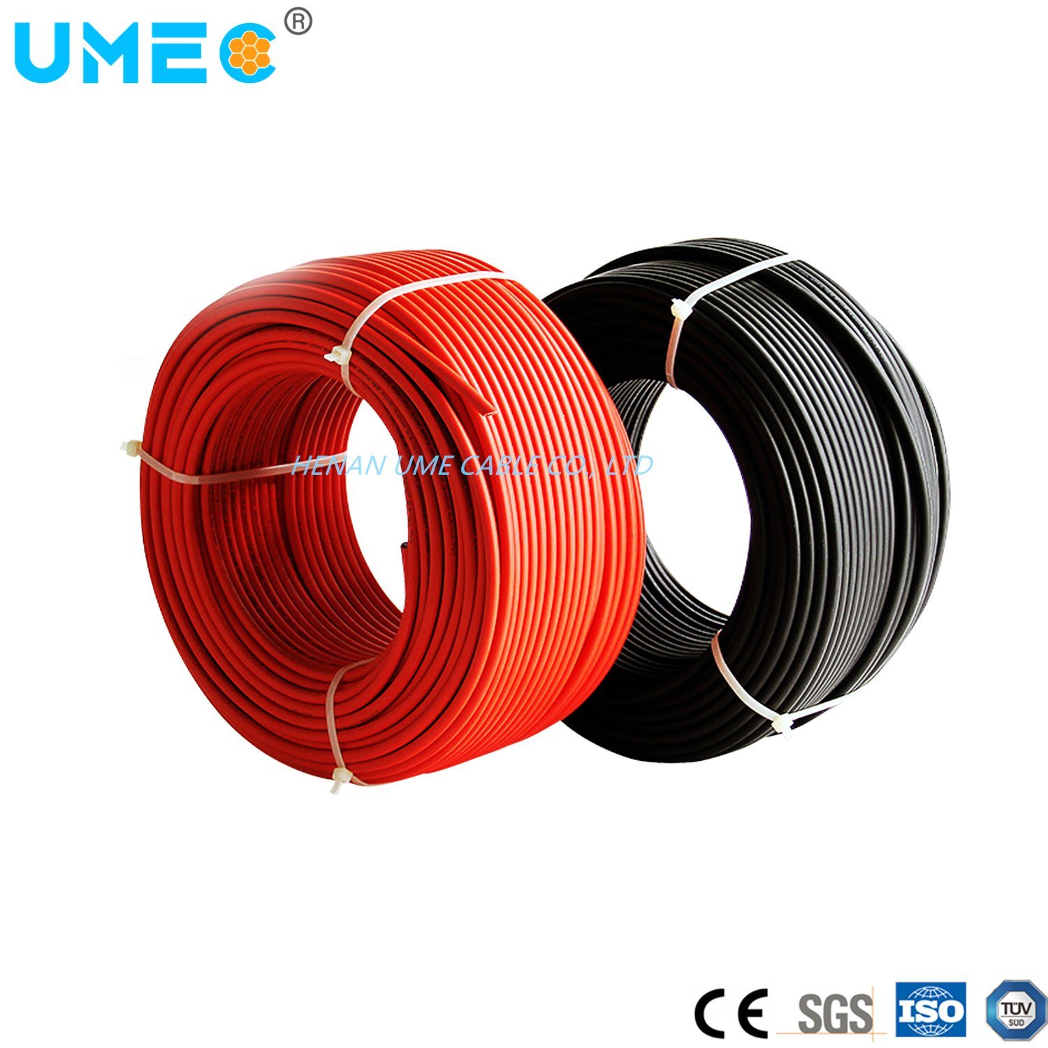 China 
                CE de aprobación de la SGS ISO Cable solar resistencia UV Cable solar de 6mm2 cable 10AWG de PV Cable solar sin halógenos
              fabricante y proveedor